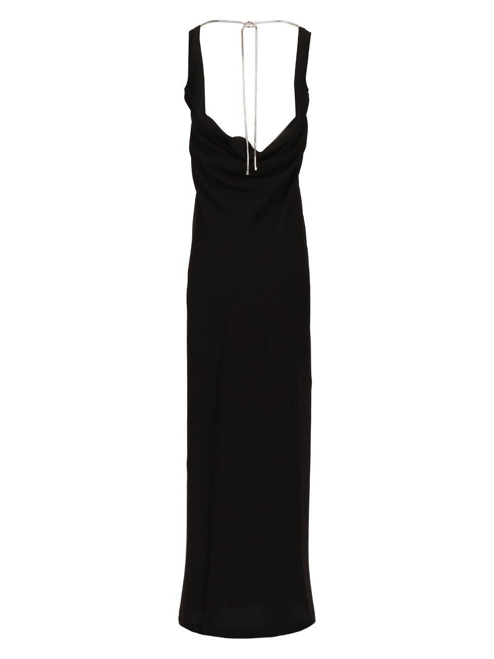 Max Mara Long Cady Dress Dresses in Black | Lyst