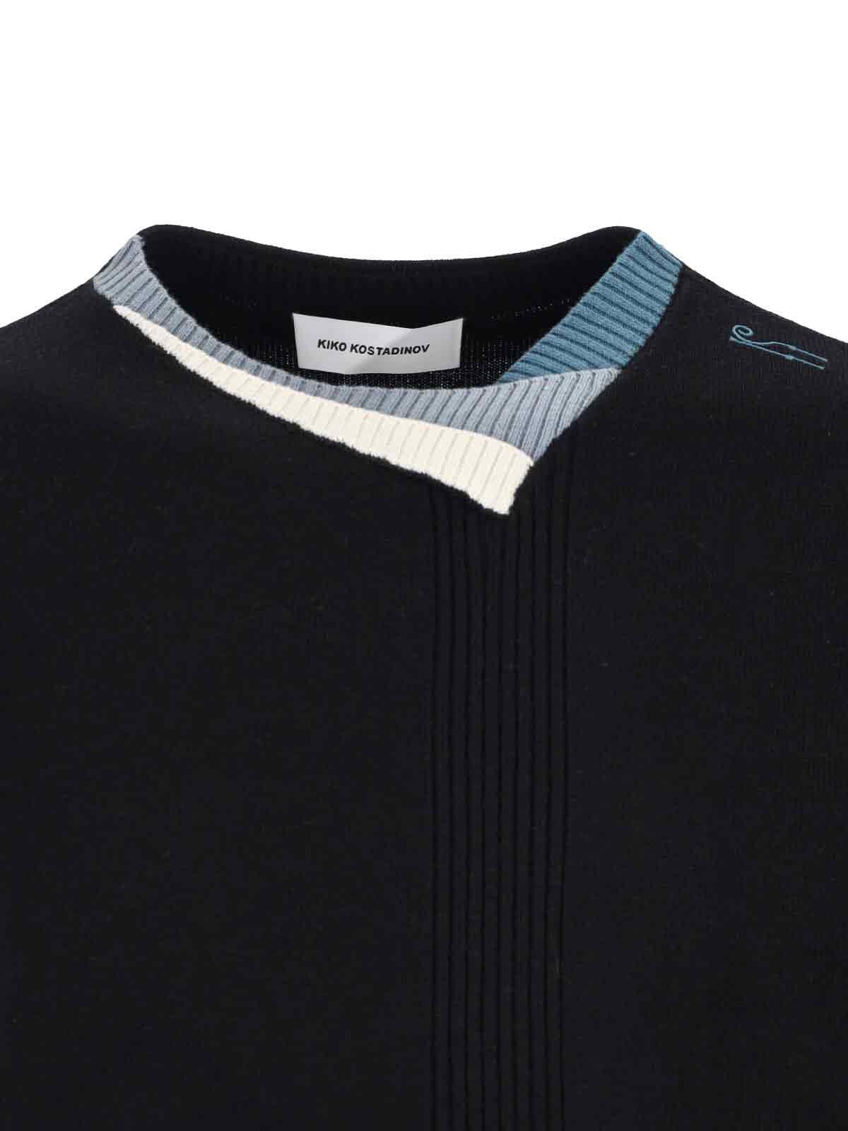 Kiko Kostadinov Wool And Silk Sweater in Black for Men | Lyst UK