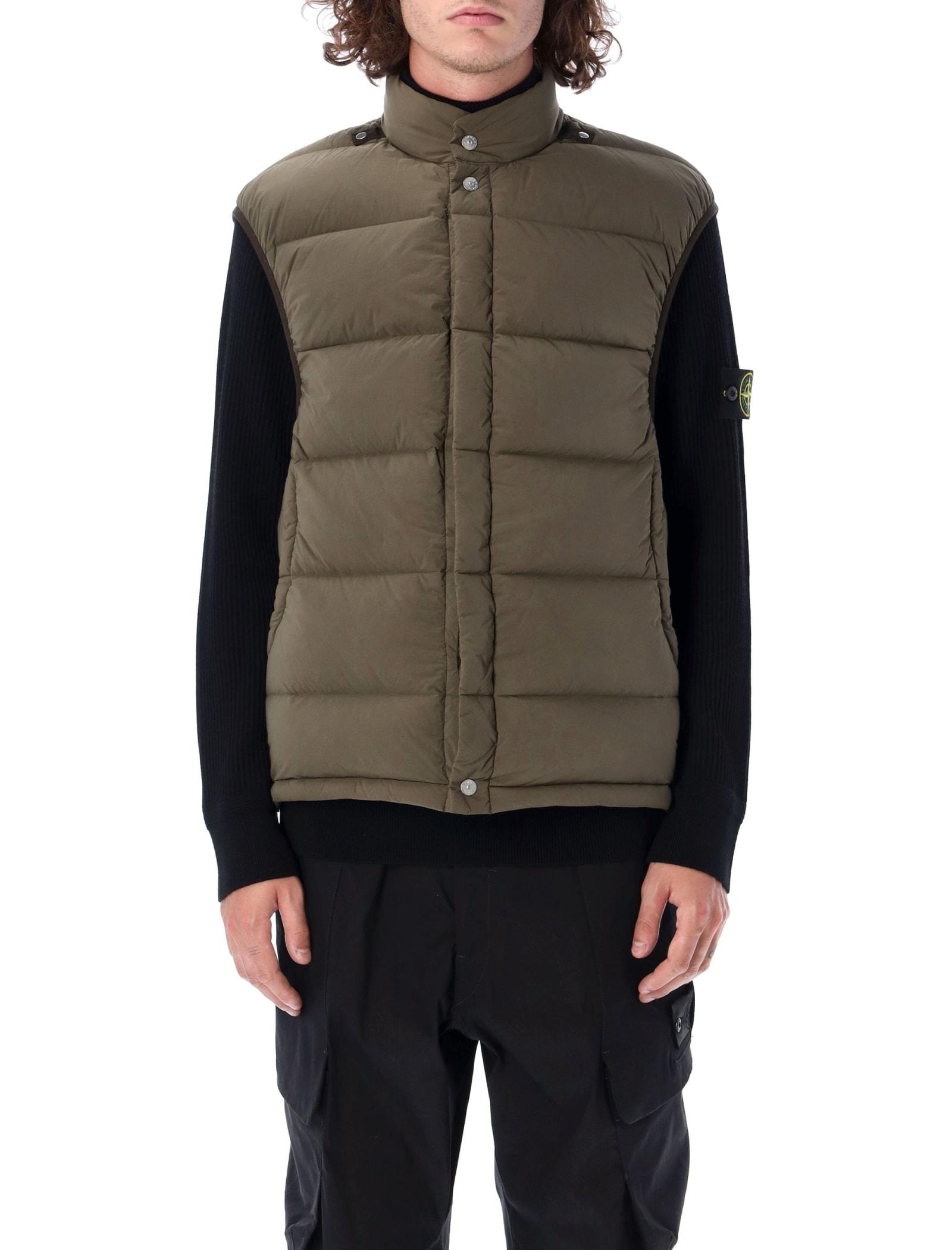 Stone Island Shadow Project Down Gilet in Gray for Men | Lyst