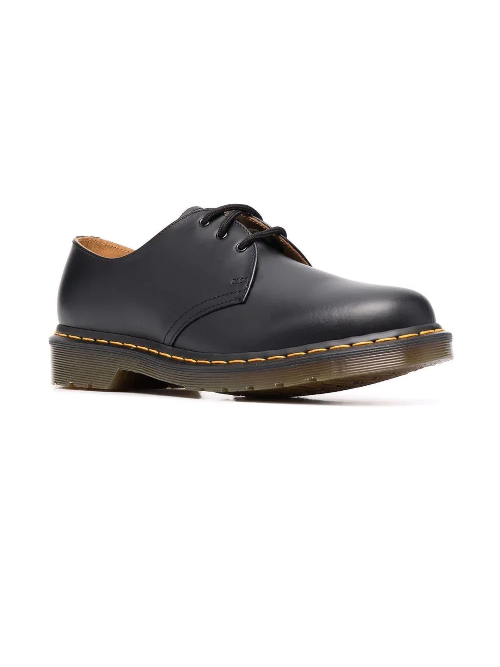 Dr. Martens Black Leather Oxford Shoes | Lyst