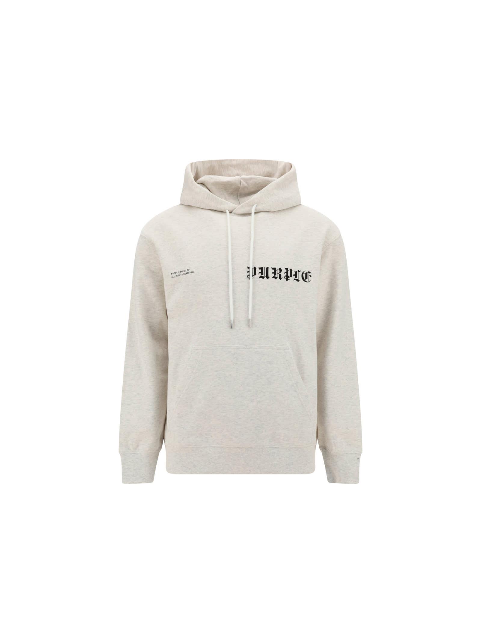 Purple Brand Hoodie in White for Men