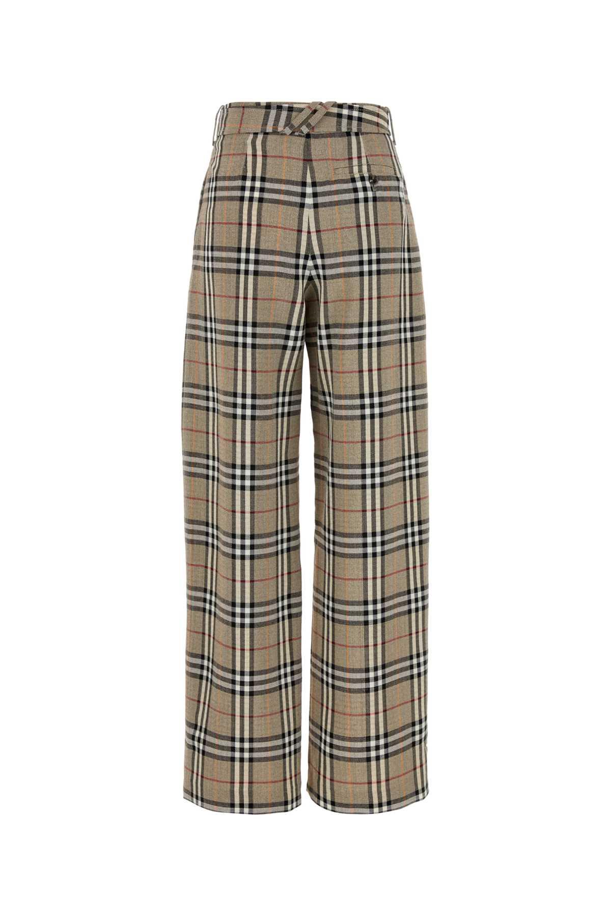 パンツ Burberry Embroidered Twill Wide-Leg Pant Burberry Embroidered Twill Wide-leg Pant | Lyst
