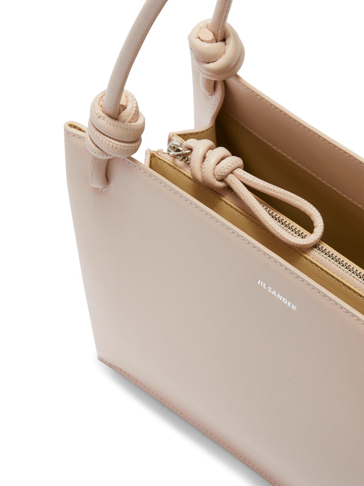 Jil Sander Small Twisted Leather Top-Handle Bag