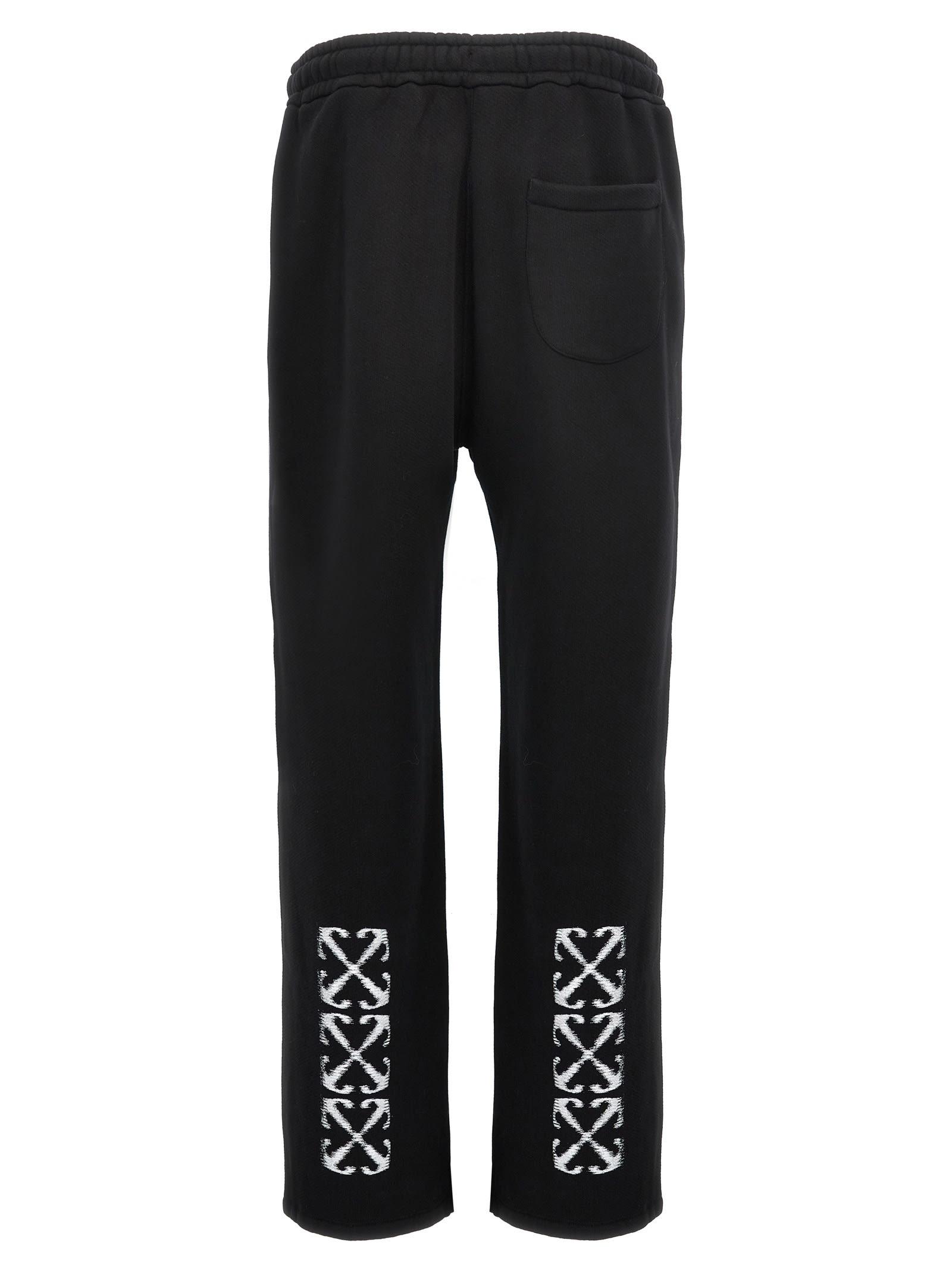 パンツ OFF-WHITE \"RUBBER ARROW\" JOGGING PANTS Off-White Arrows Motif Track Pants | Black | FARFETCH