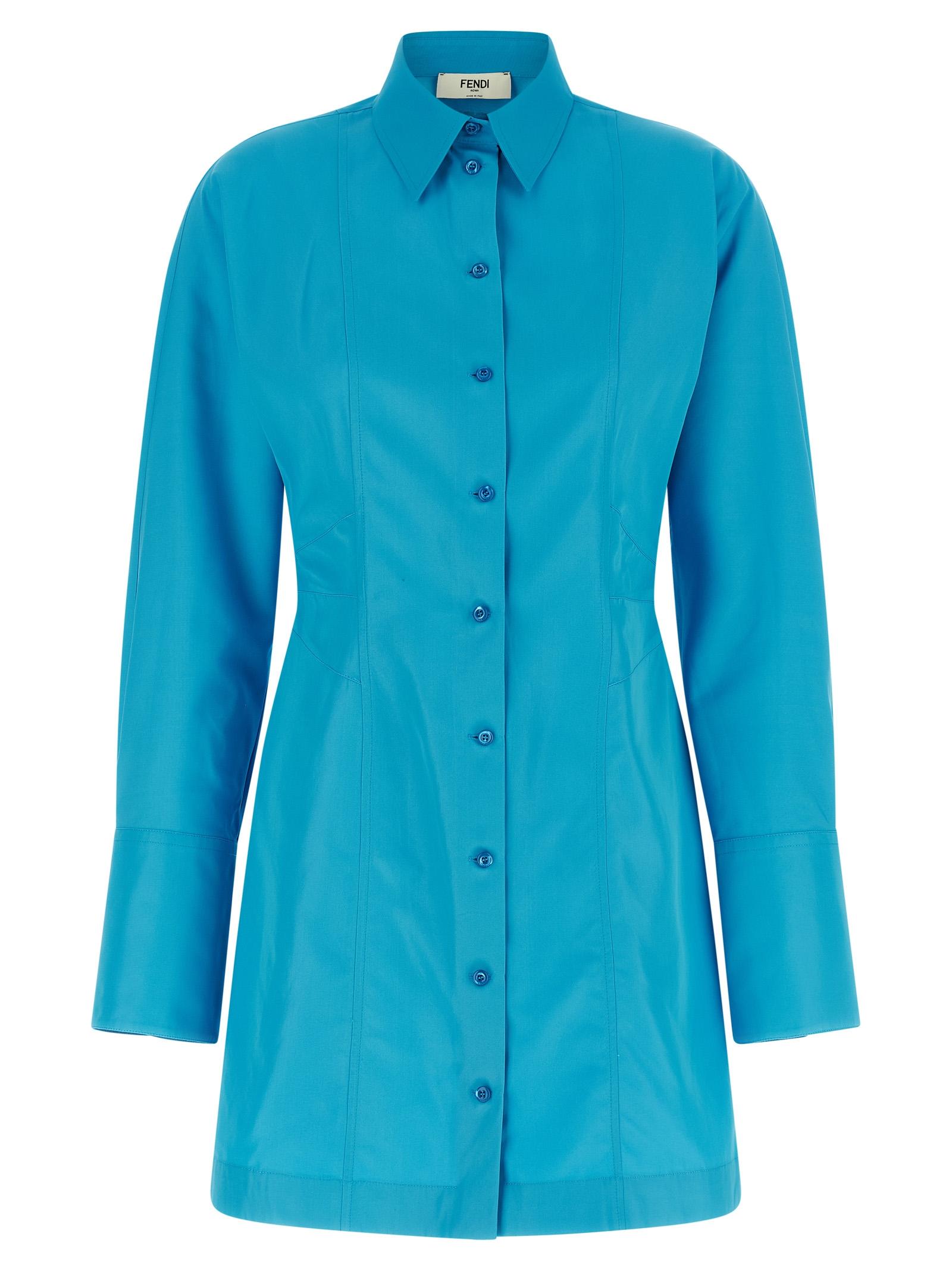fendi light blue dress Dress , Light Blue, Size 38- Fendi
