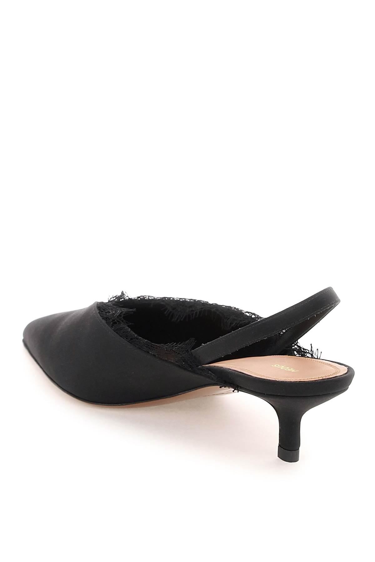 Neous Irena Slingback Pumps in Black | Lyst