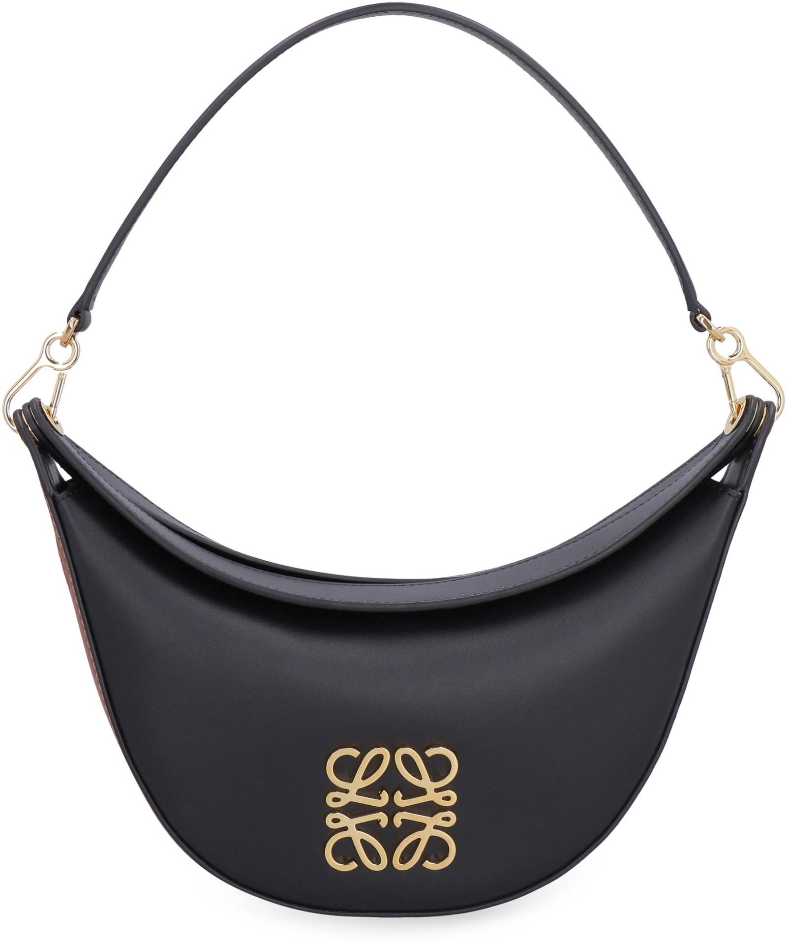 Loewe Luna Leather Hobo-bag in Black | Lyst