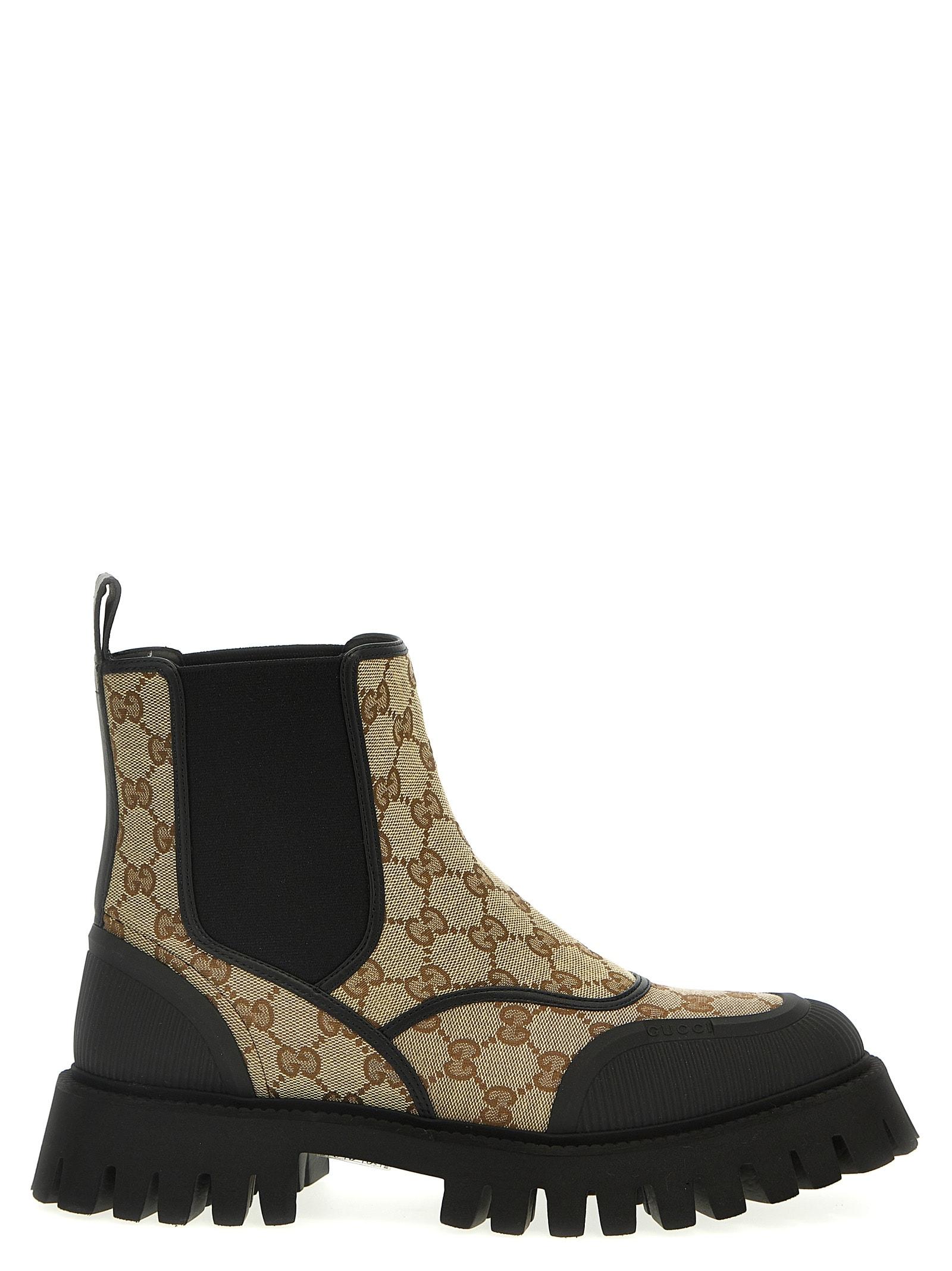 Gucci print boots deals
