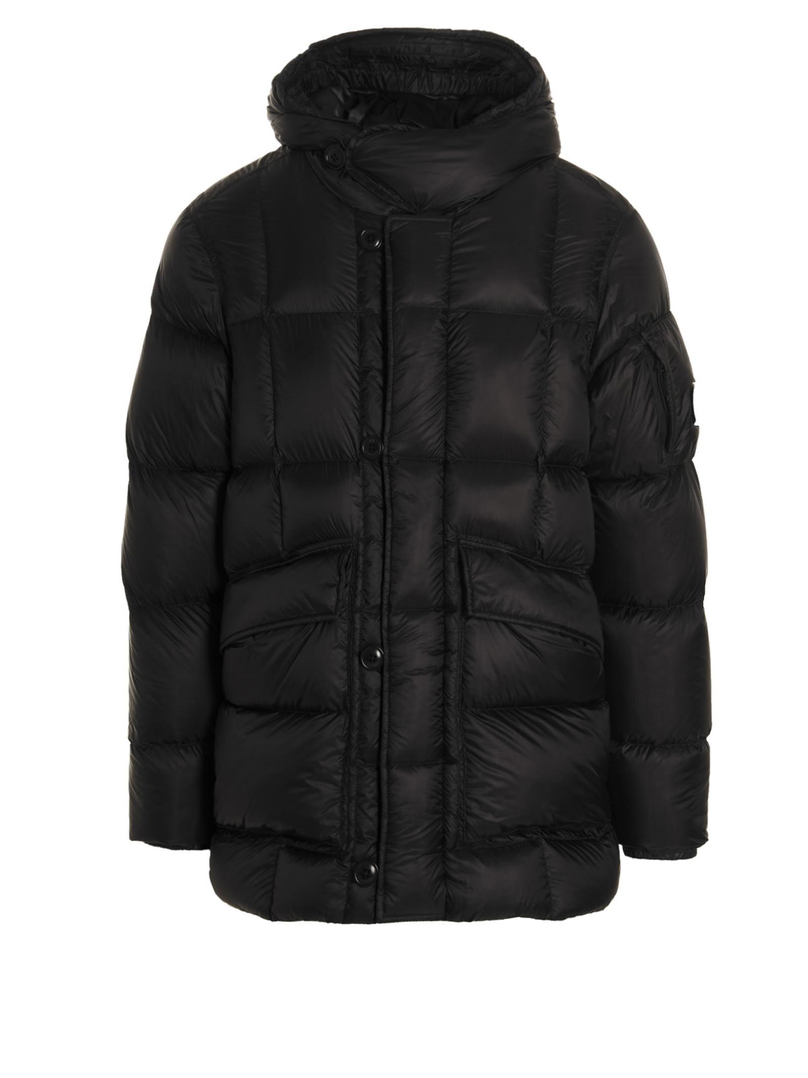 C.P. Company Dd Shell Hooded Down Jacket in Black for Men | Lyst