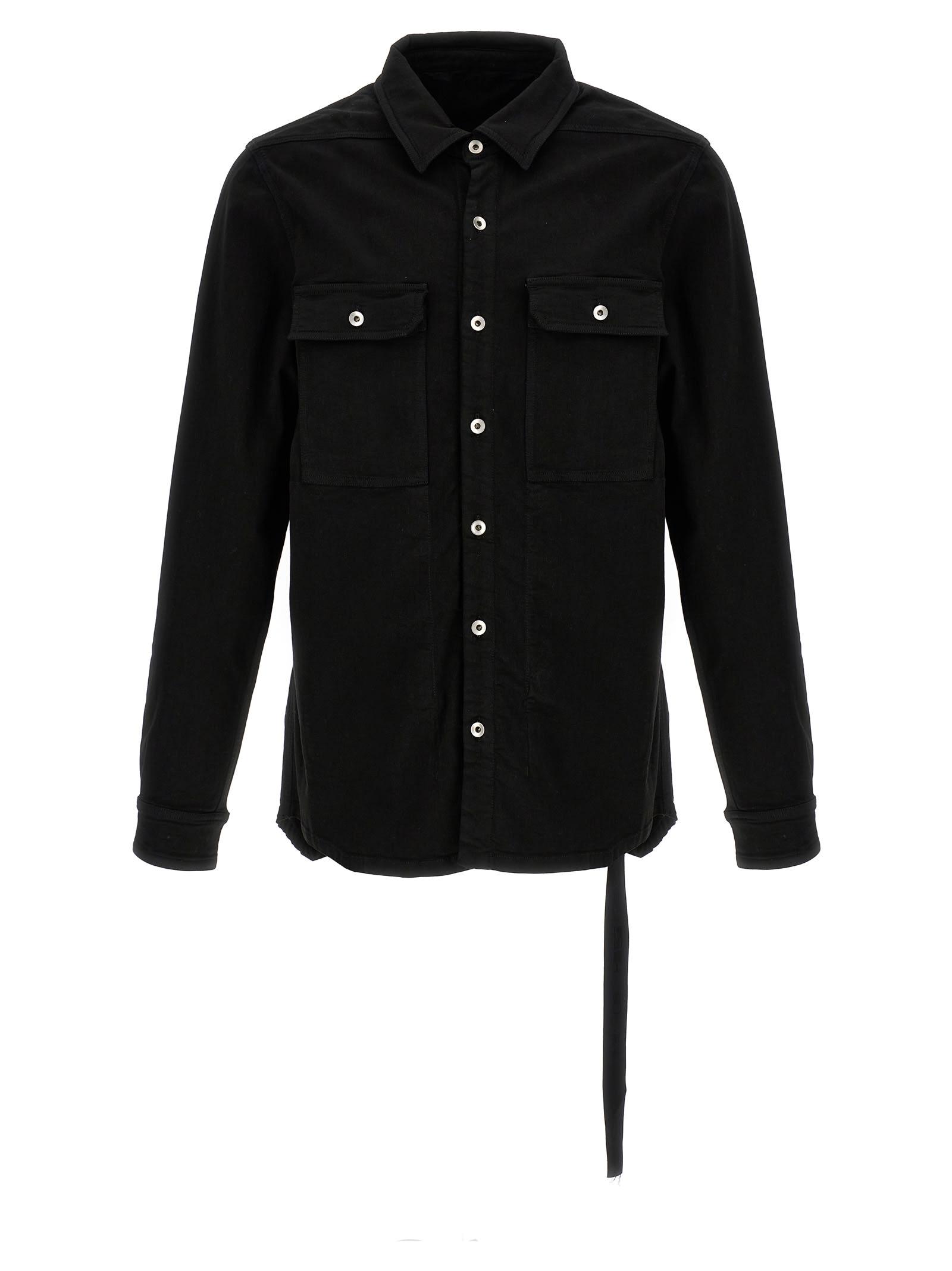 Rick Owens DRKSHDW Outershirt Jacket in Black for Men | Lyst