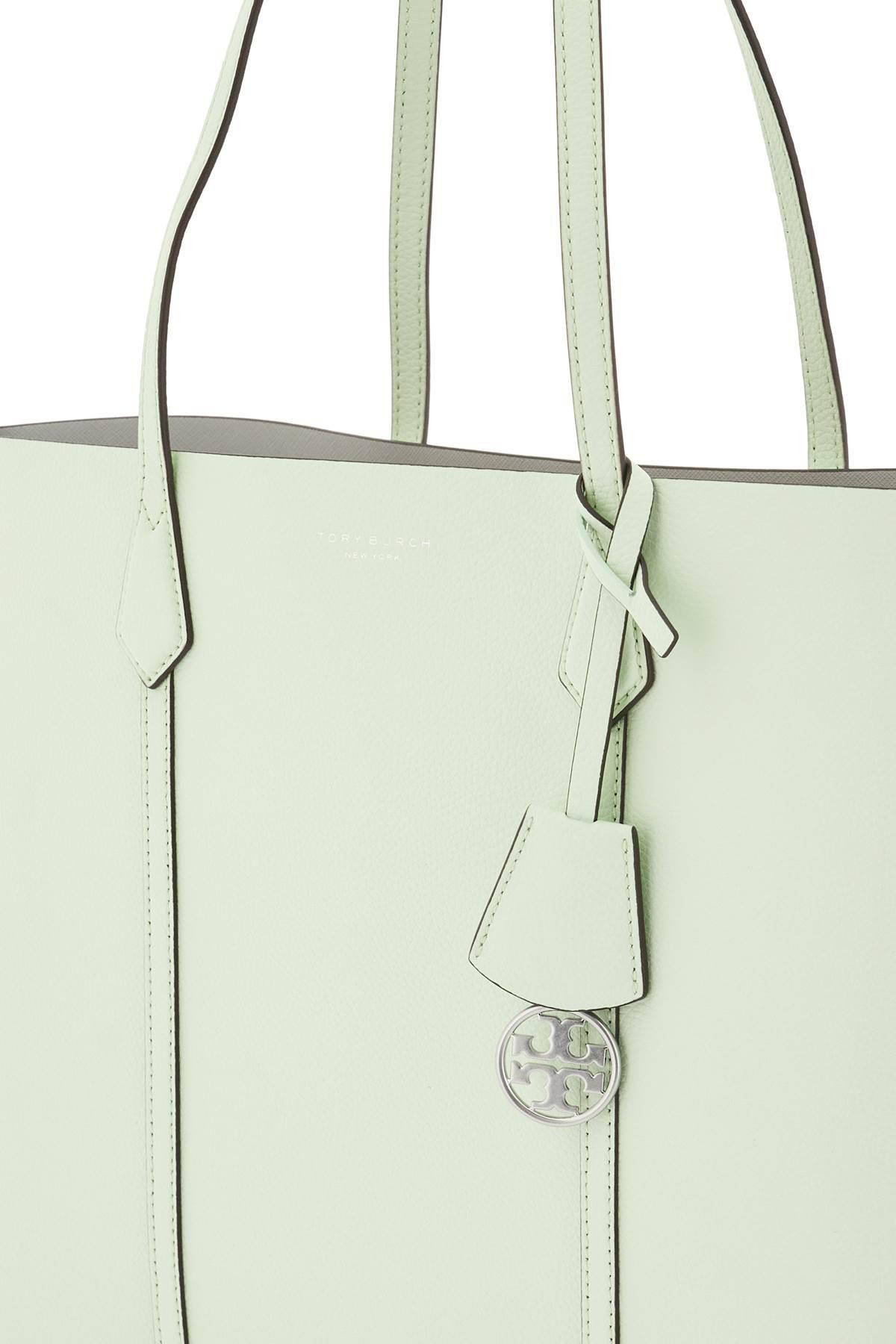 Totes bags Tory Burch - perry shopping bag in light blue leather