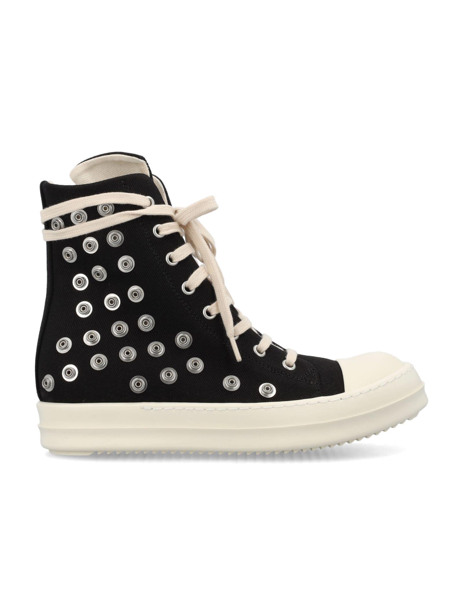 Rick Owens DRKSHDW Sneaks All-over Button in Black | Lyst