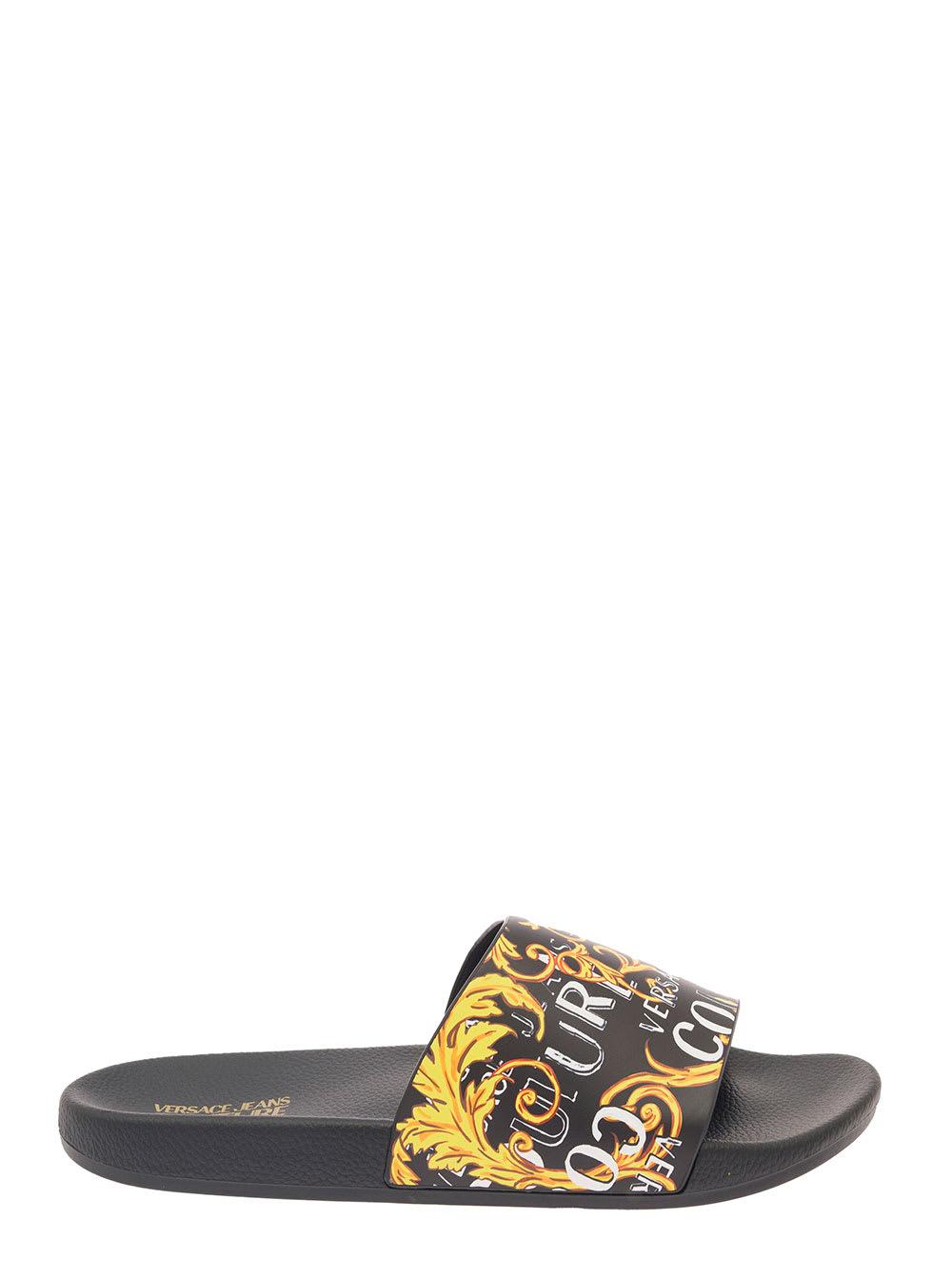 Versace Jeans Couture Slippers Logo Couture Man for Men | Lyst