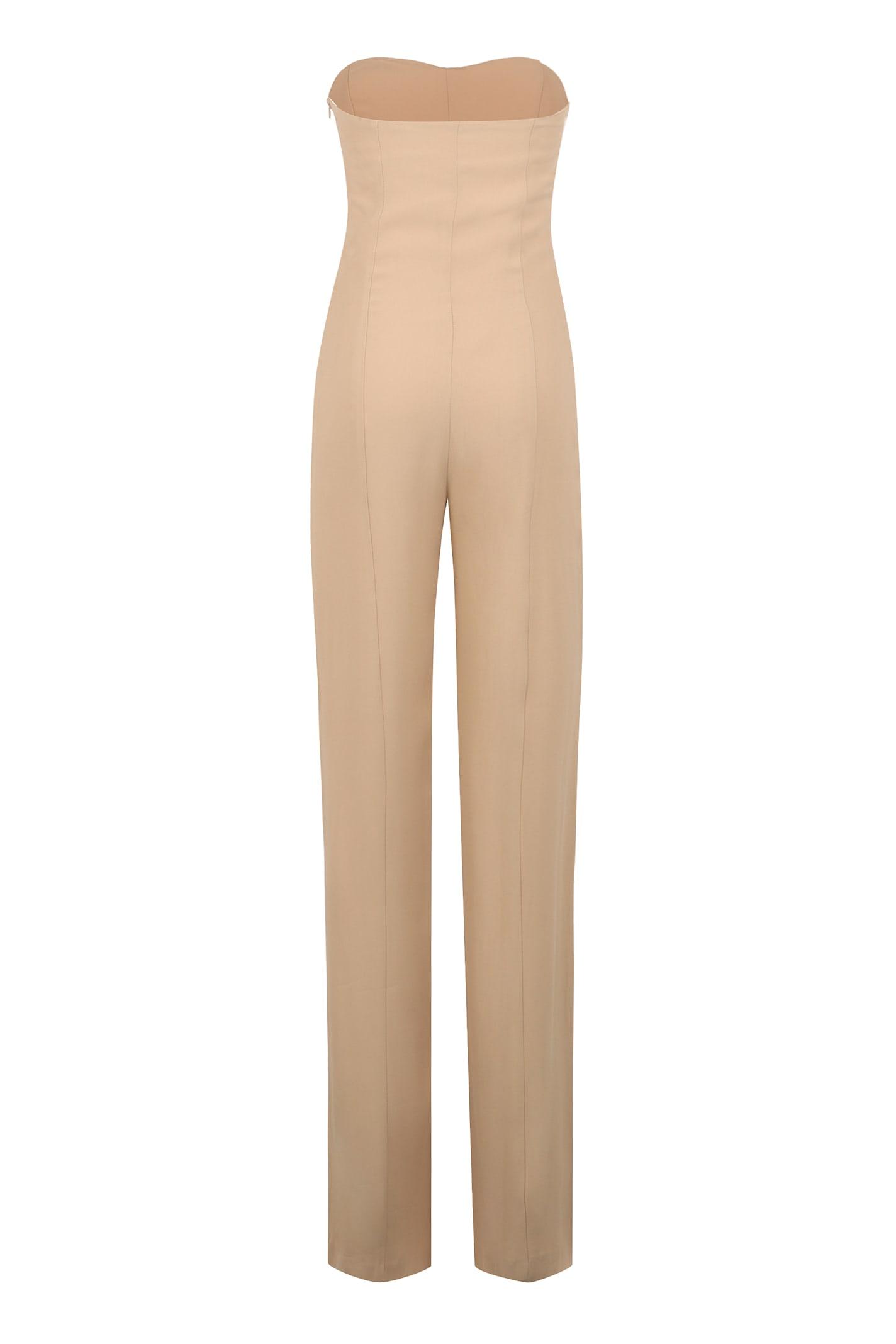 ワンピース Federica Tosi Cerulean Jumpsuit With V-Neckline Federica Tosi Cerulean Jumpsuit With V-neckline In Blue