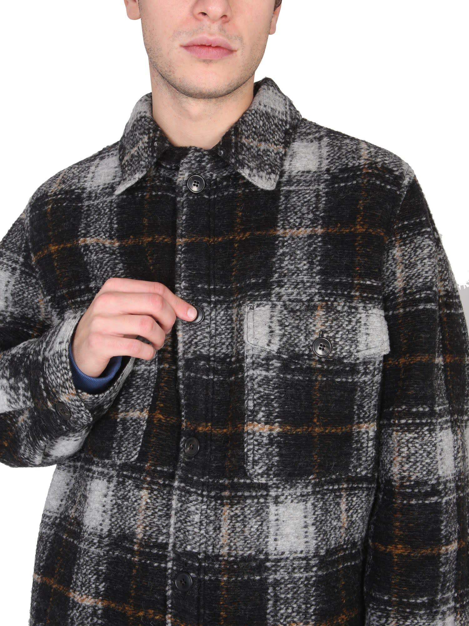 Isabel Marant Jacket Shirt Kervont in Gray for Men | Lyst