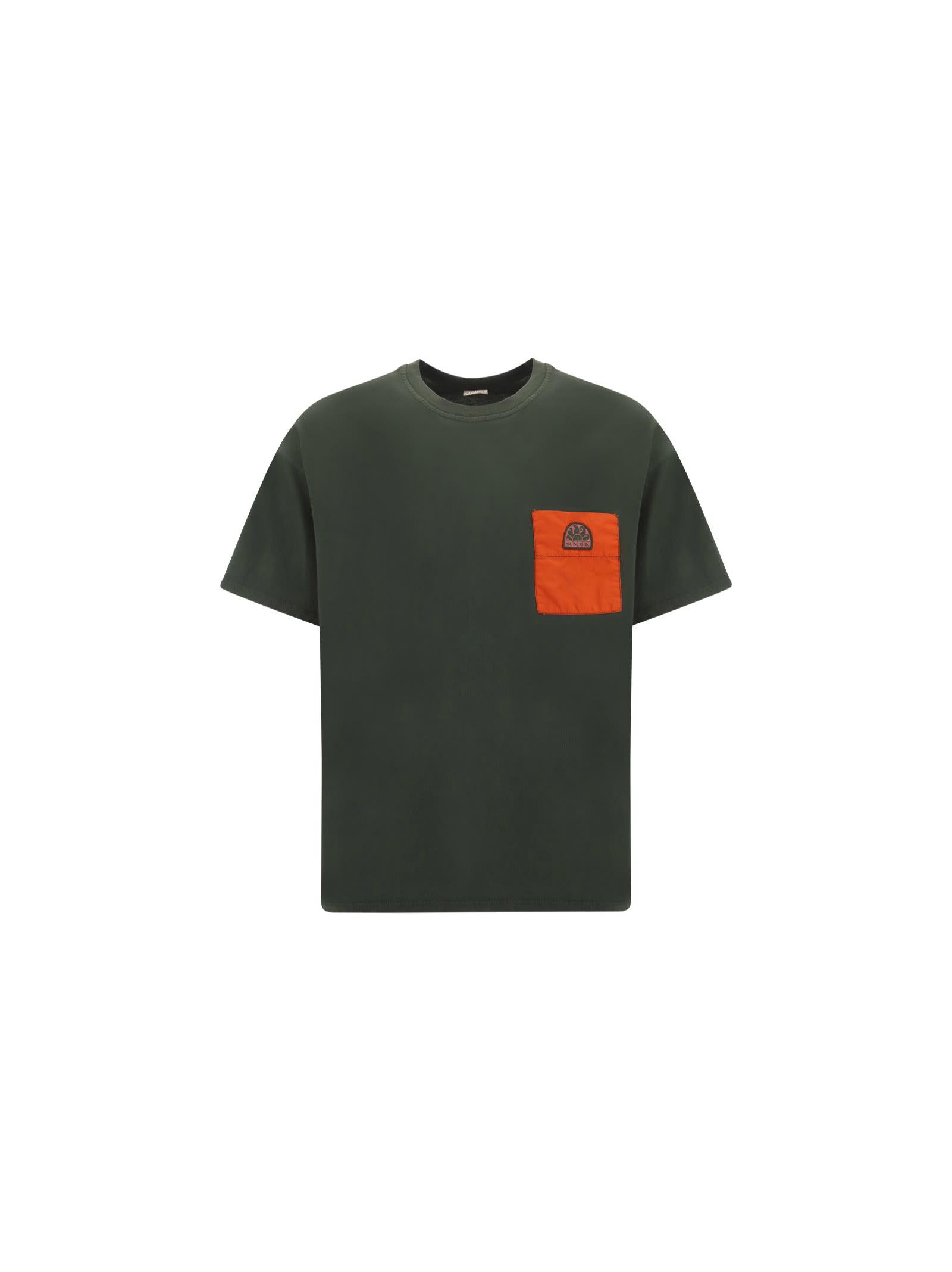 Sundek T-shirt in Green for Men | Lyst