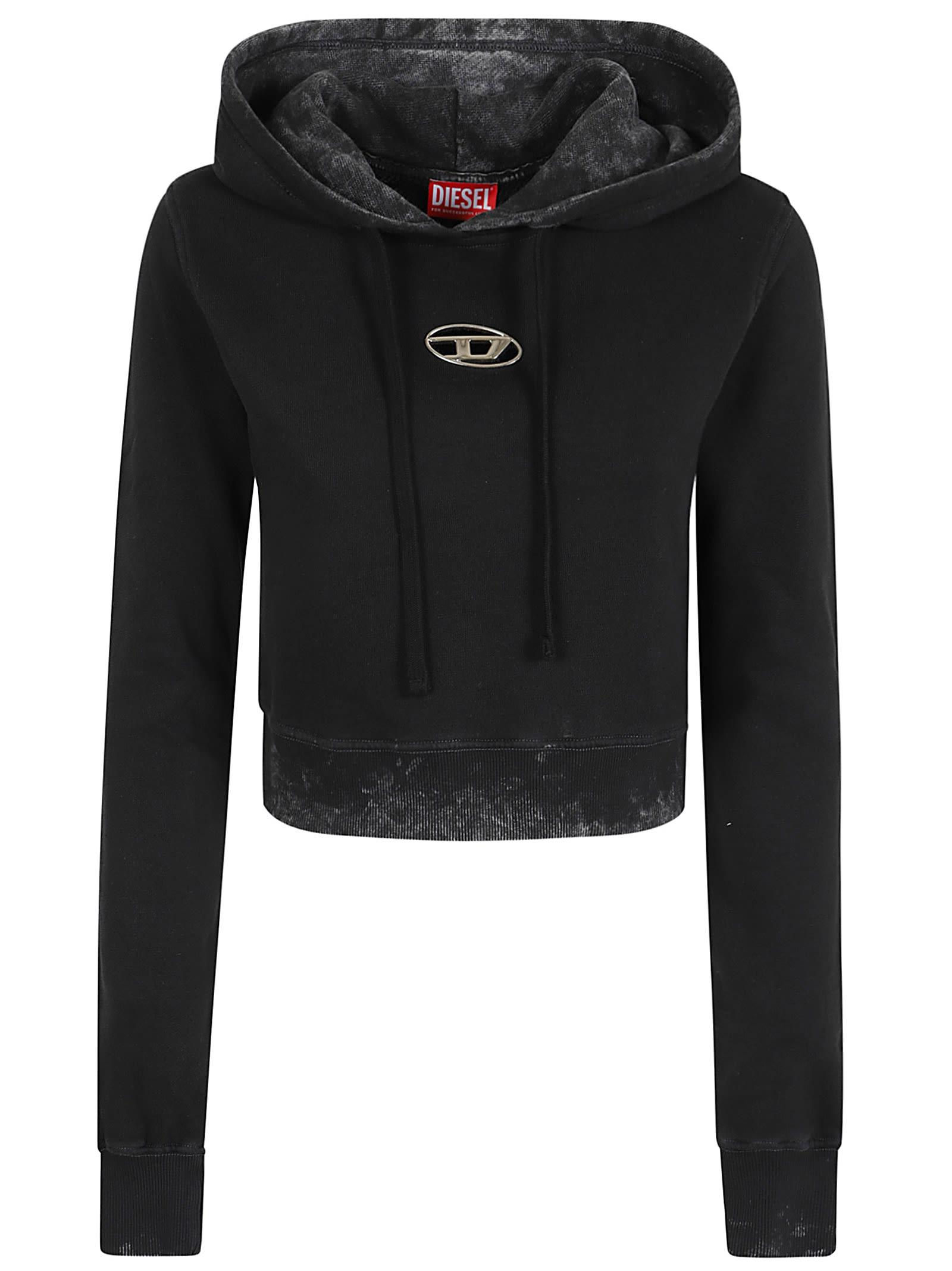 DIESEL F Slimmy Hood P5 in Black Lyst