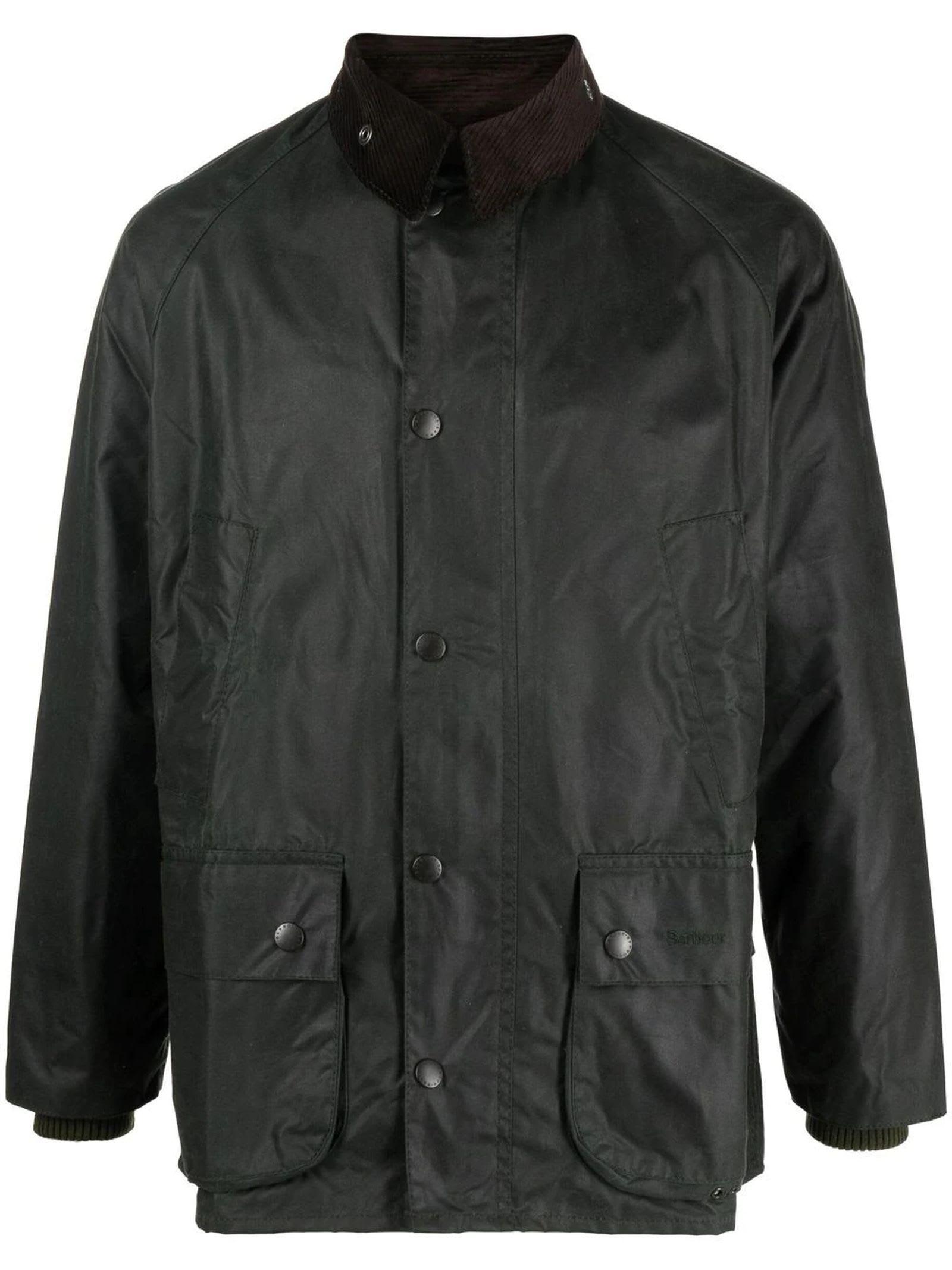 Barbour Bedale Hunter Green Jacket in Black for Men | Lyst