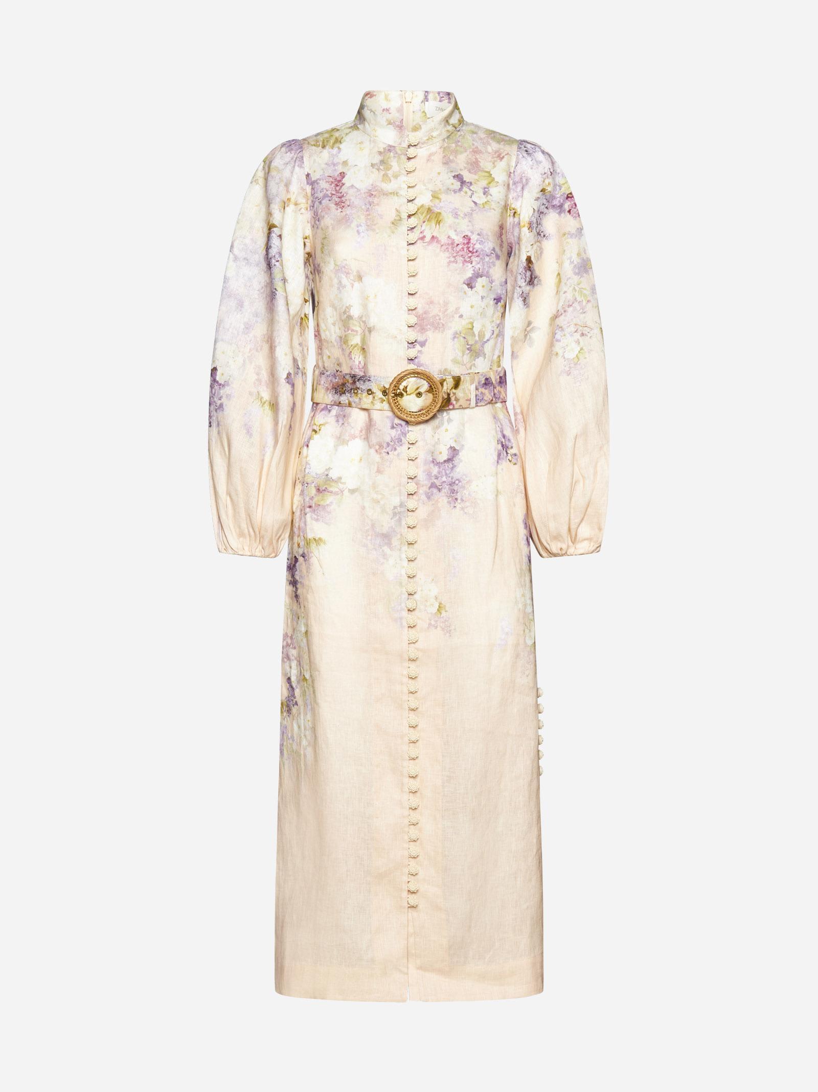 zimmermann lyrical buttoned midi dress ZIMMERMANN LYRICAL BUTTONED MINI DRESS Size| 0 Hire $200