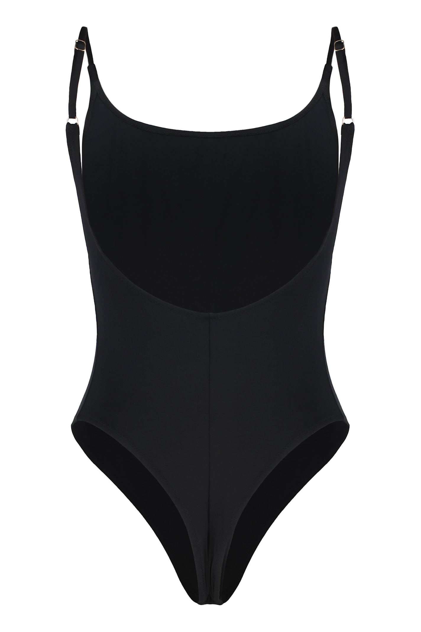 ワンピース水着 ELISABETTA FRANCHI Knot one-piece swimsuit Elisabetta Franchi Knot One-Piece Swimsuit in Black | Lyst