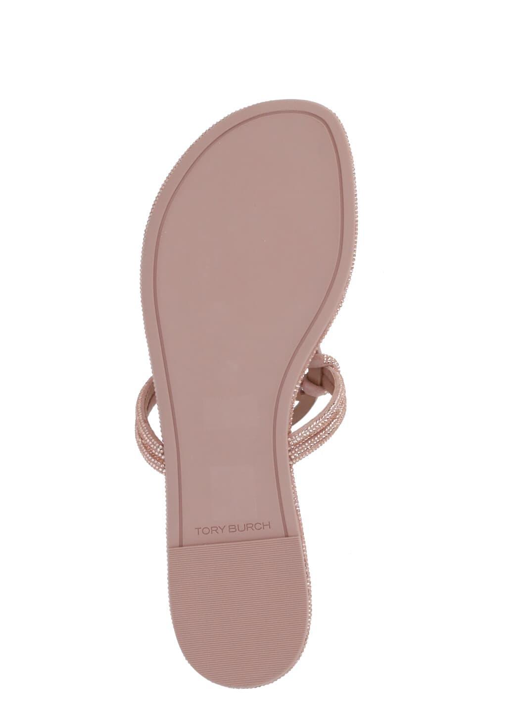 Pink tory on sale burch sandals