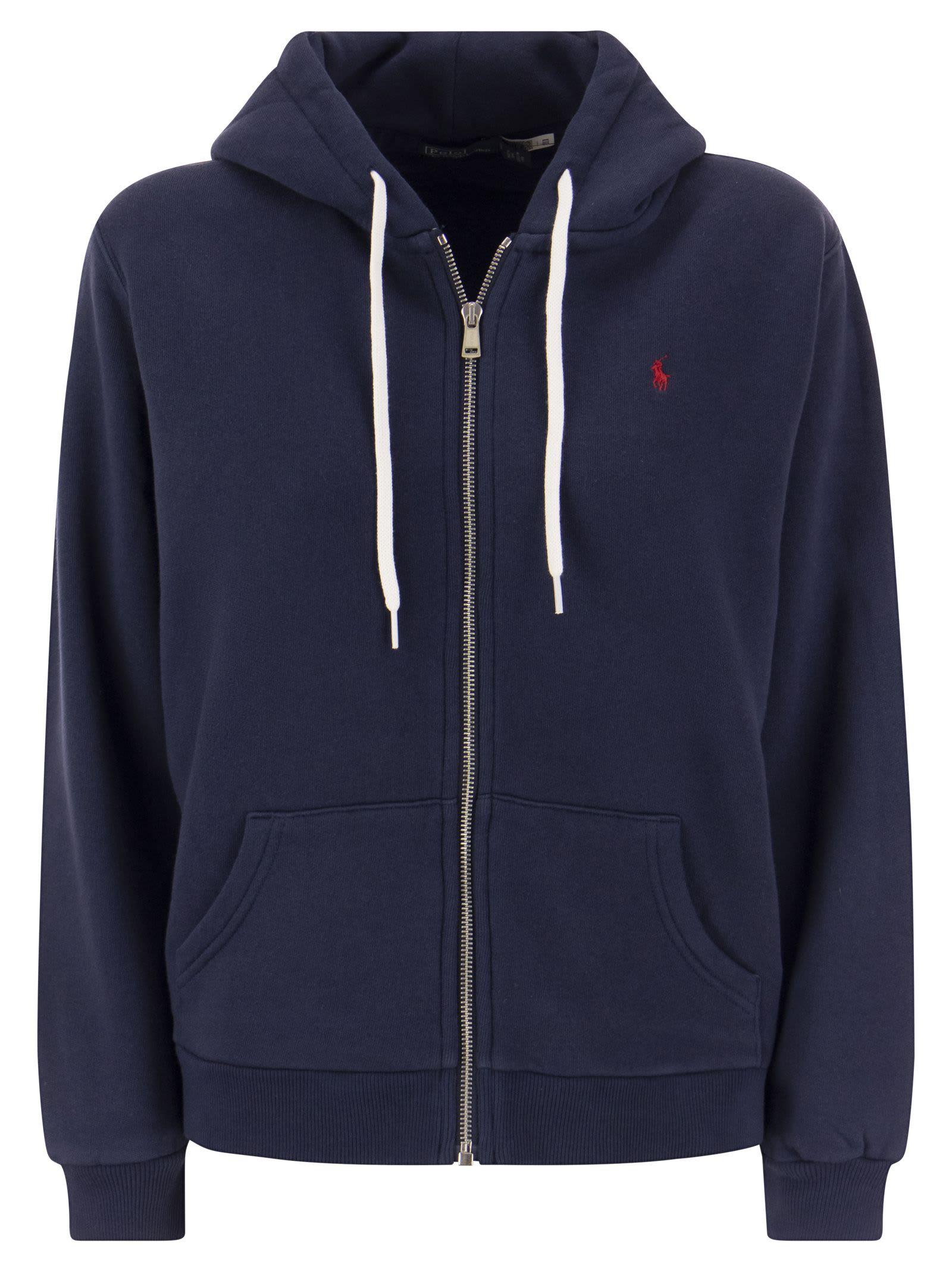 Polo Ralph Lauren Women#39;s Lightweight Hoody - Cruise Navy