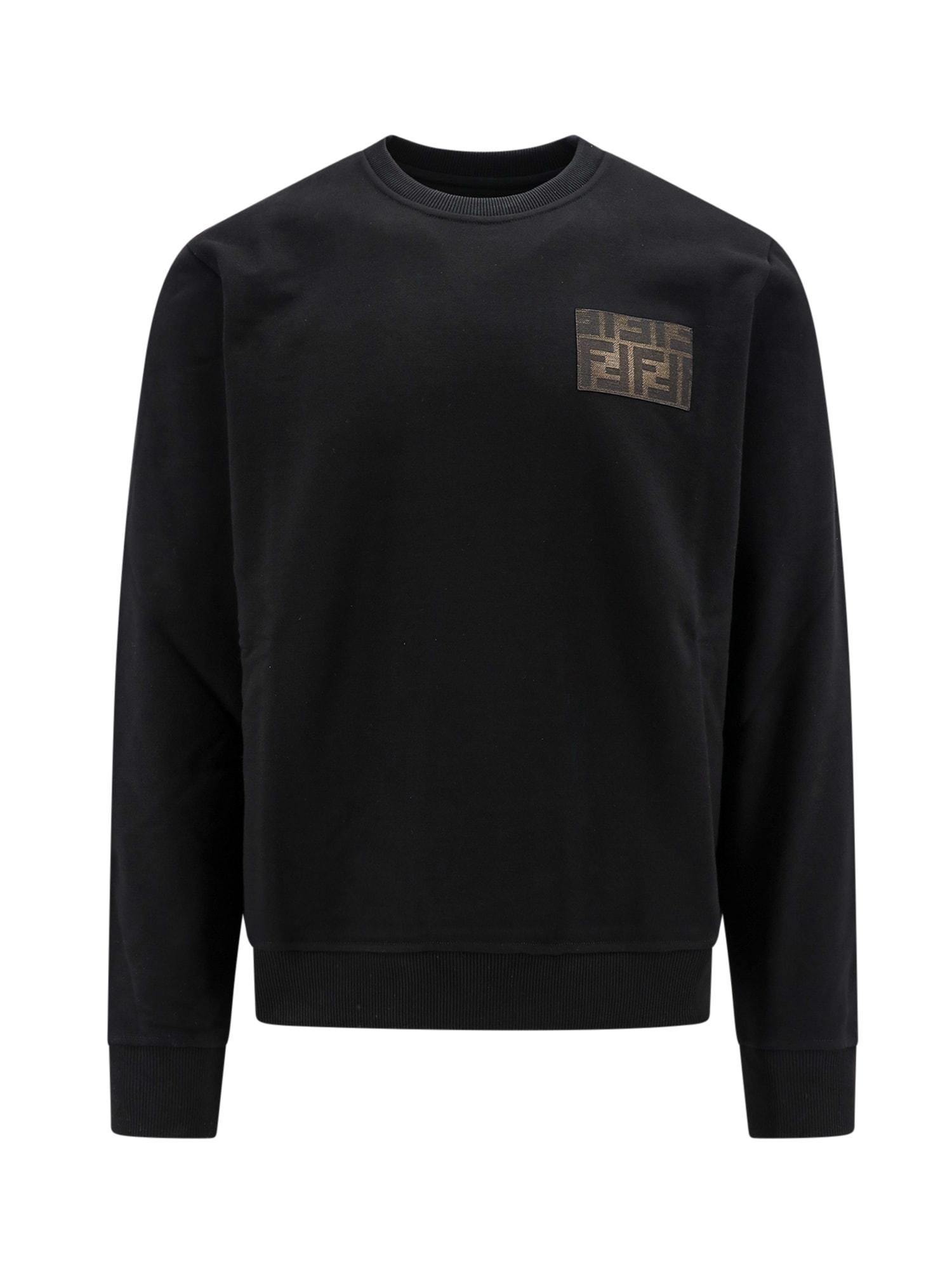 Fendi sweatshirt black sales
