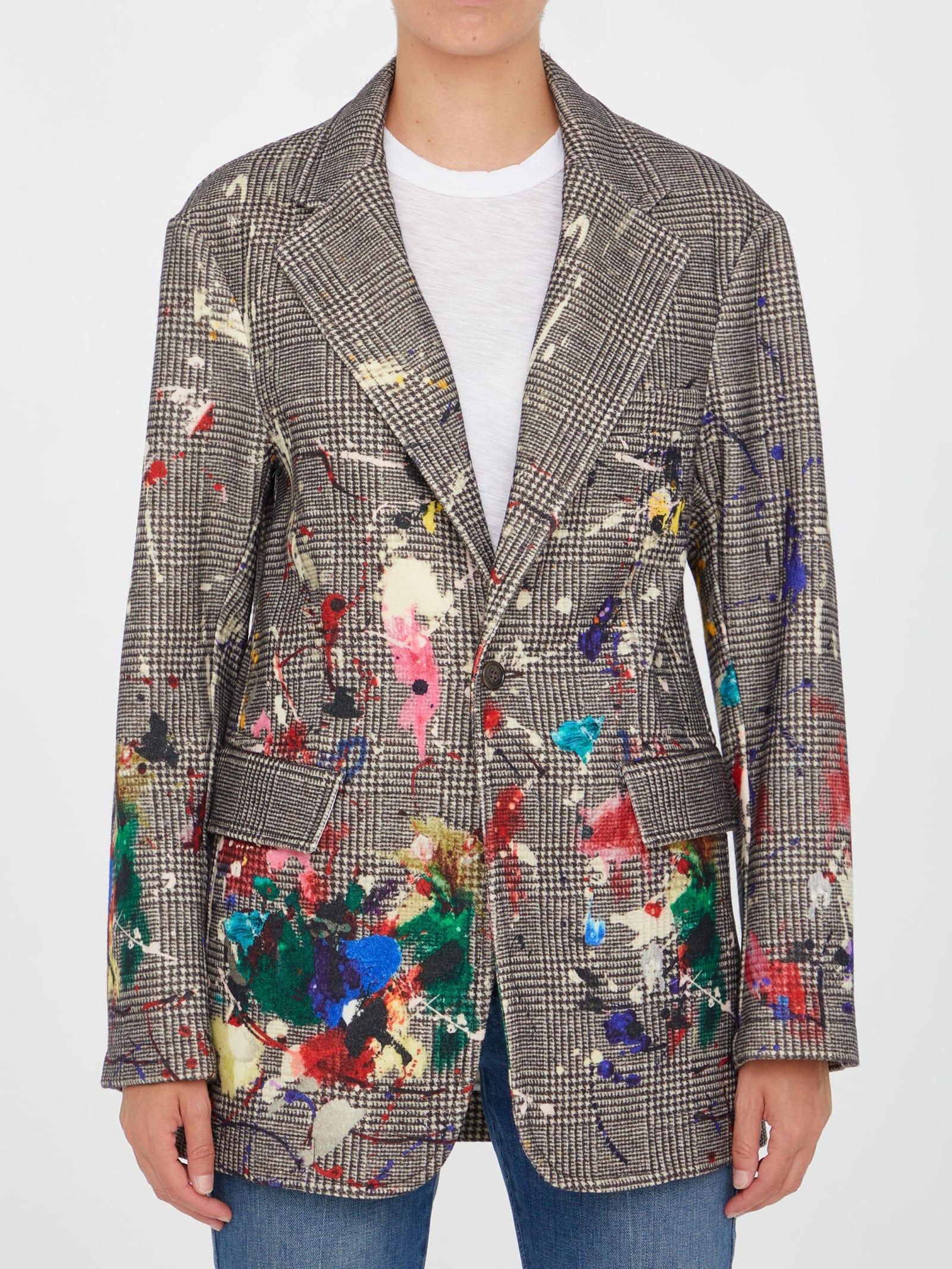 Paint Splatter Ragged Jacket