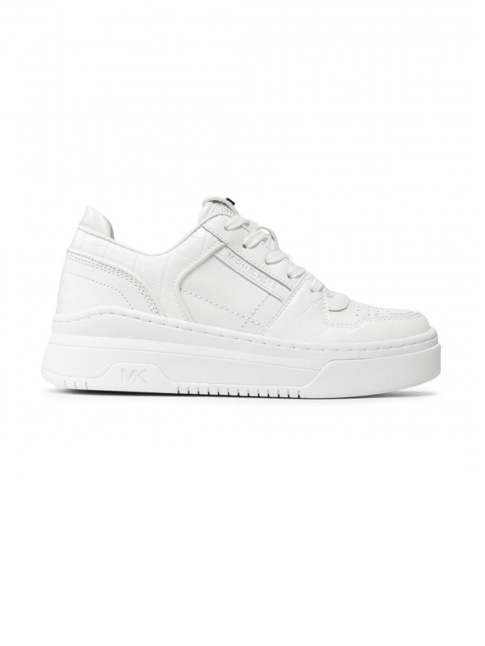 Michael Kors Leather Lexi Sneaker in Bright White (White) - Save 1 