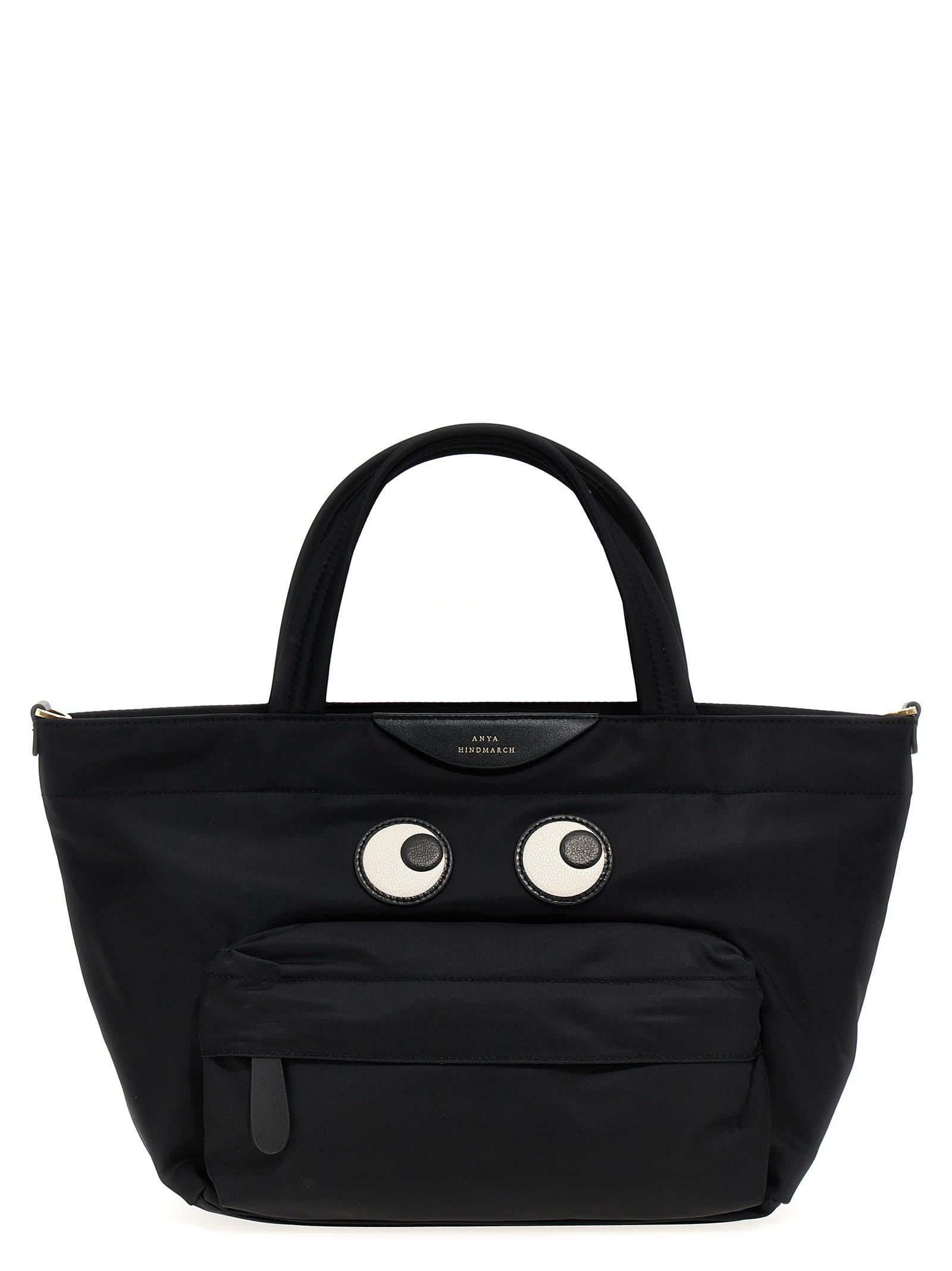 Anya Hindmarch Mini Eyes Tote Bag in Black Lyst