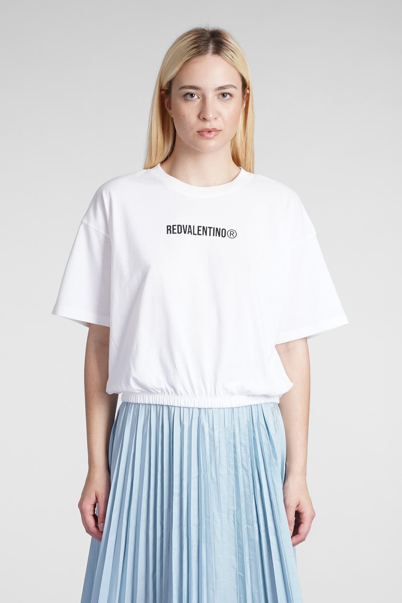 RED Valentino T-shirt In White Cotton | Lyst
