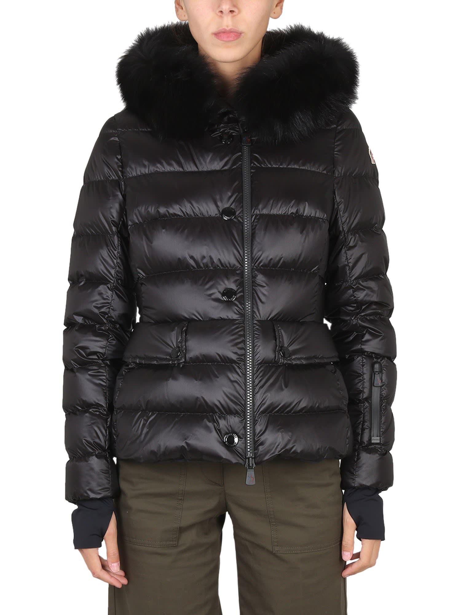 Womens Ski Jackets  Moncler Armonique Short Down Jacket Black