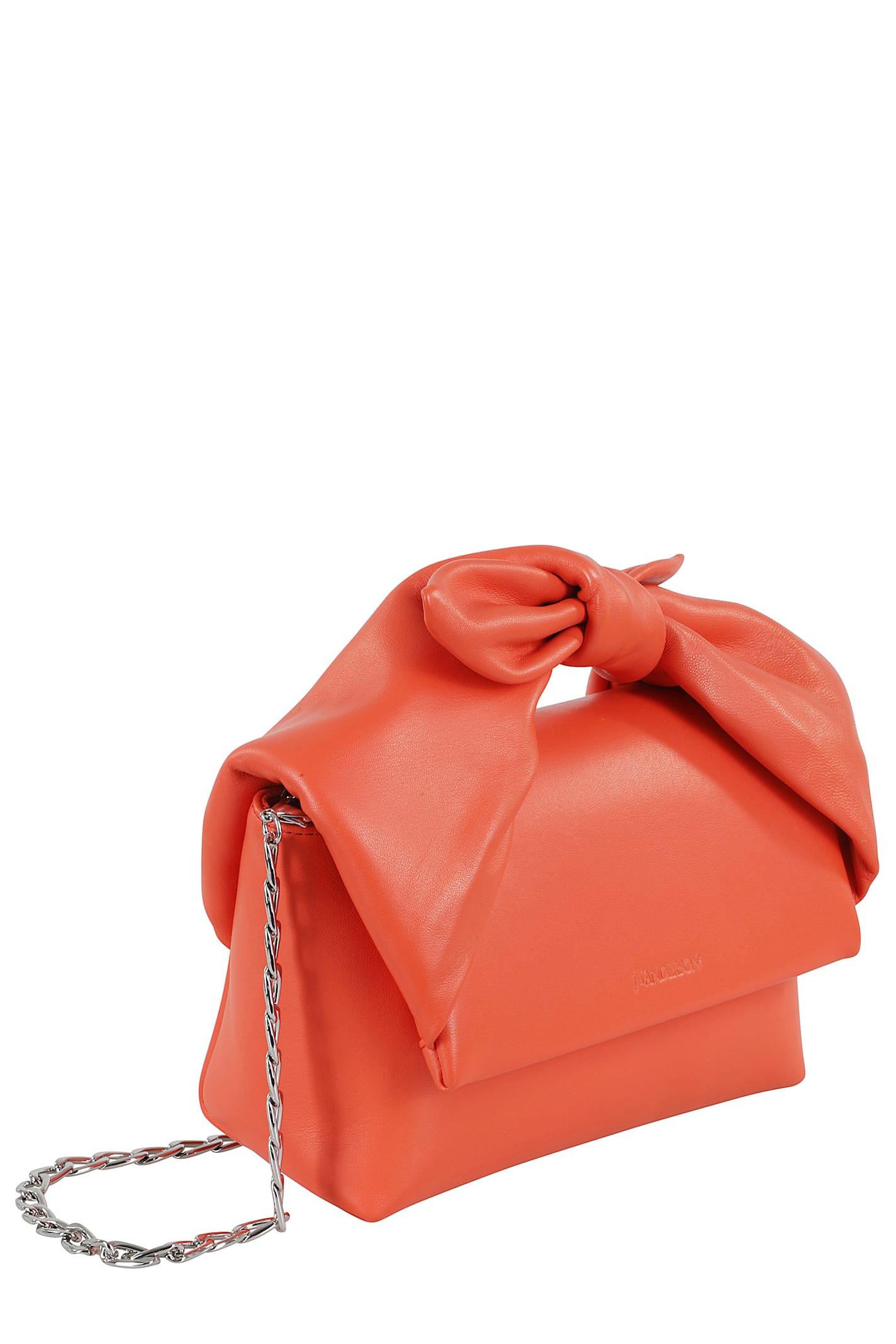ハンドバッグ J W ANDERSON 'Bow Twister Midi' handbag JW Anderson Bow Midi Twister Bag - Navy – The Frankie Shop