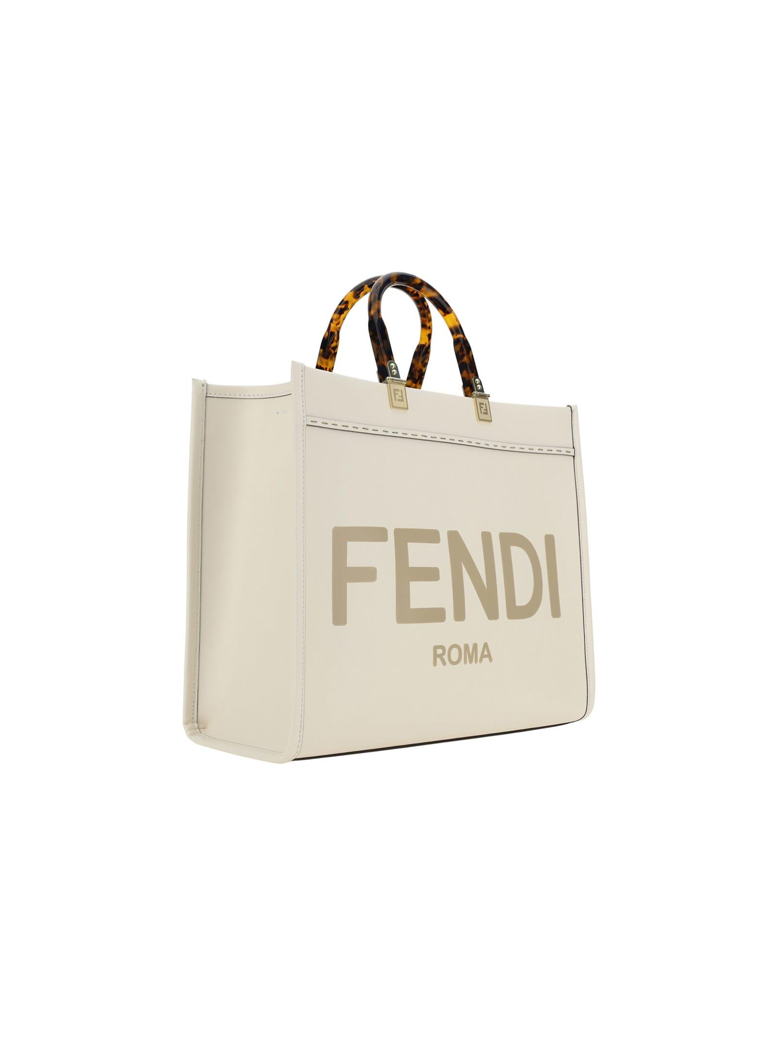 Fendi Women's Sunshine Small Bag - White - Totes