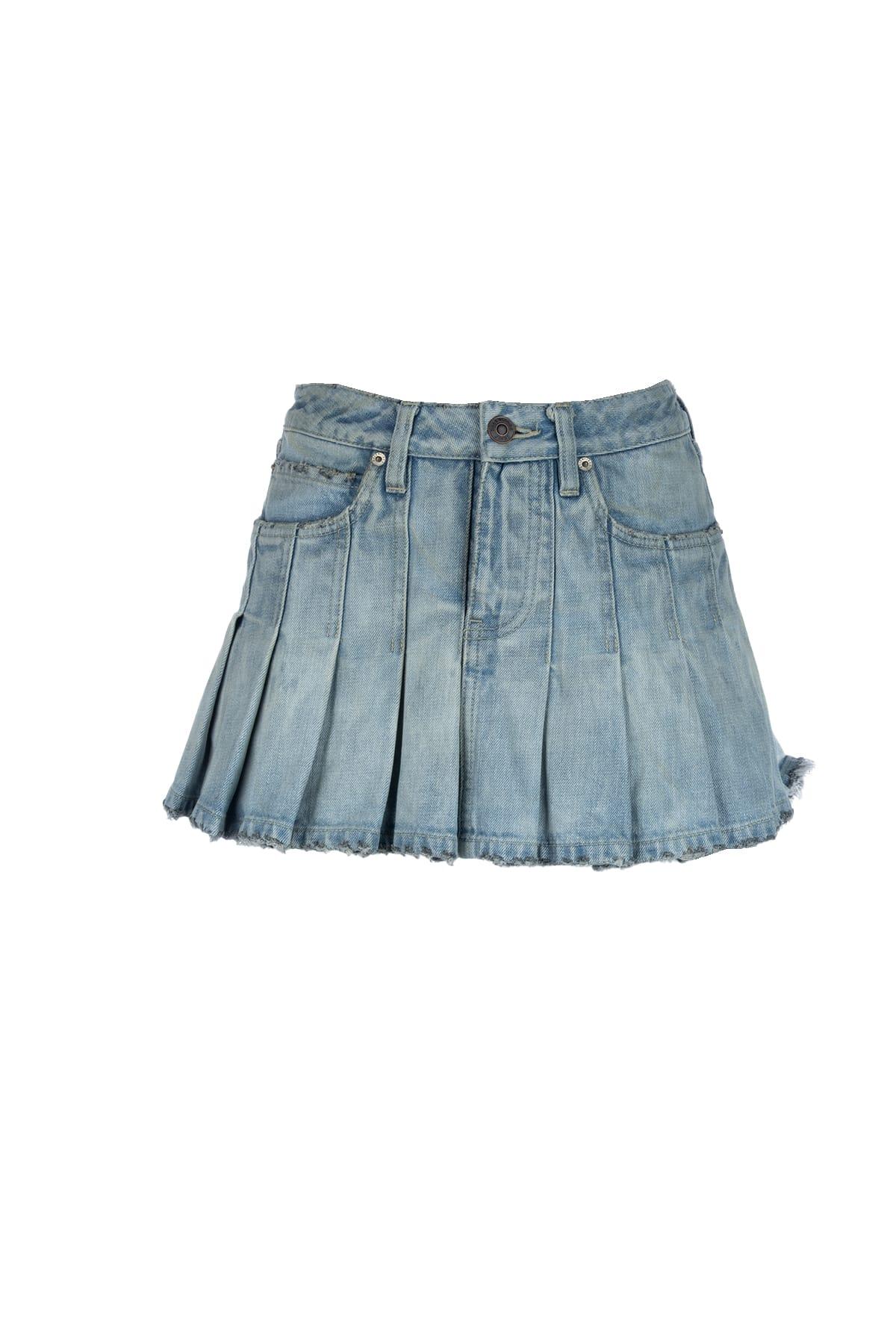ミニスカート Balenciaga Blue Stretch Cotton Mini Skirt Mini skirt Balenciaga Blue size 38 FR in Denim - Jeans