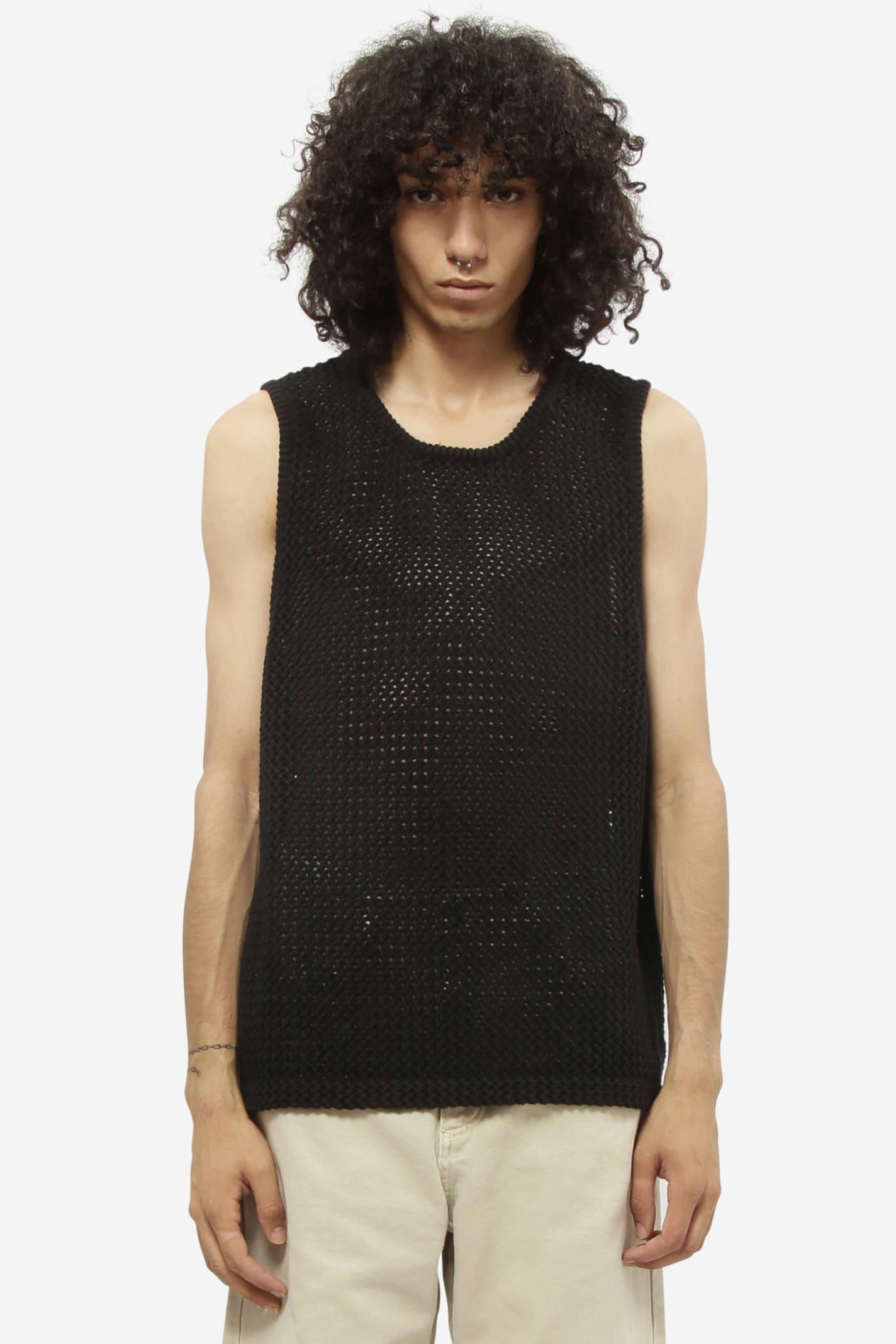 Stussy O Dyed Mesh Tank Top in Black for Men | Lyst