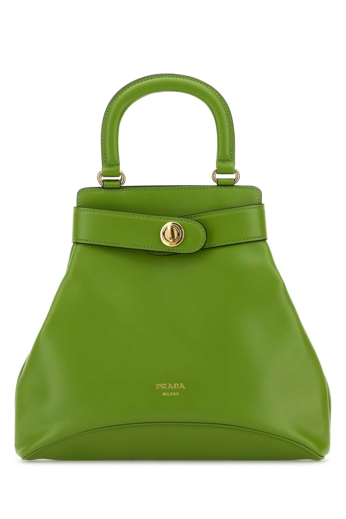 Prada Handbags in Green | Lyst