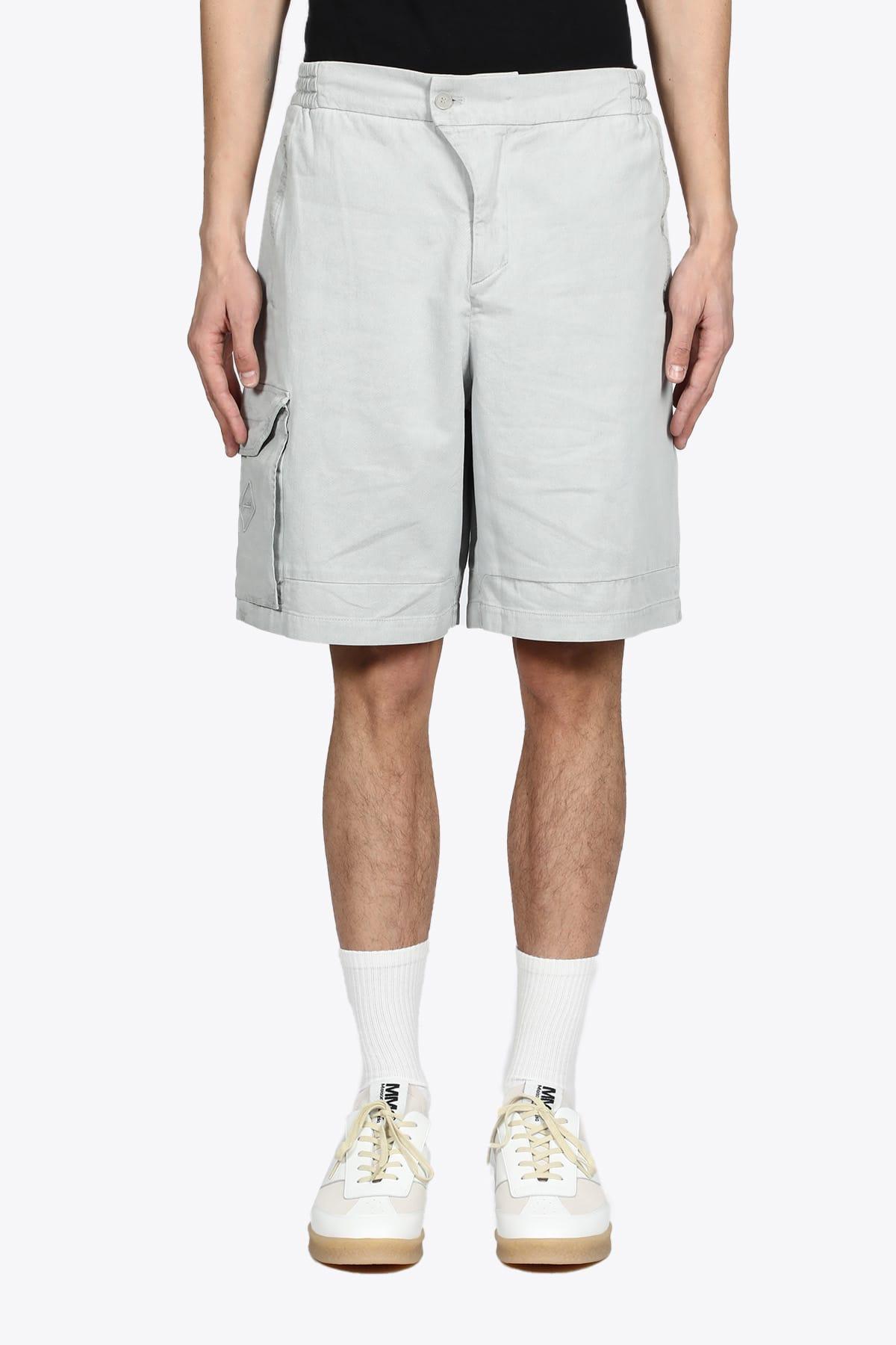 Woven Density Short Light Grey Cotton 