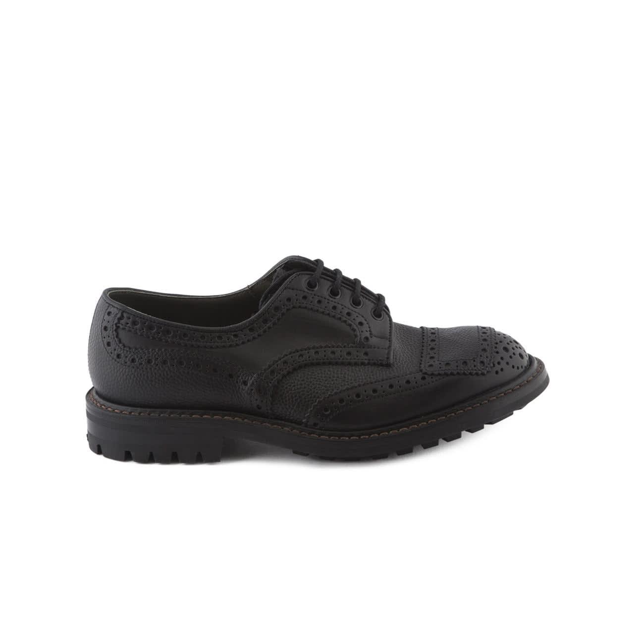 Tricker's Francis 7615 Black Calf Derby Shoe for Men | Lyst