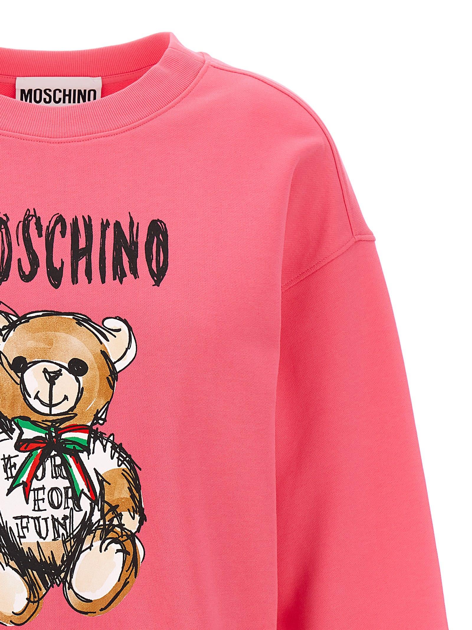 Moschino Teddy Bear Sweatshirt in Pink Lyst