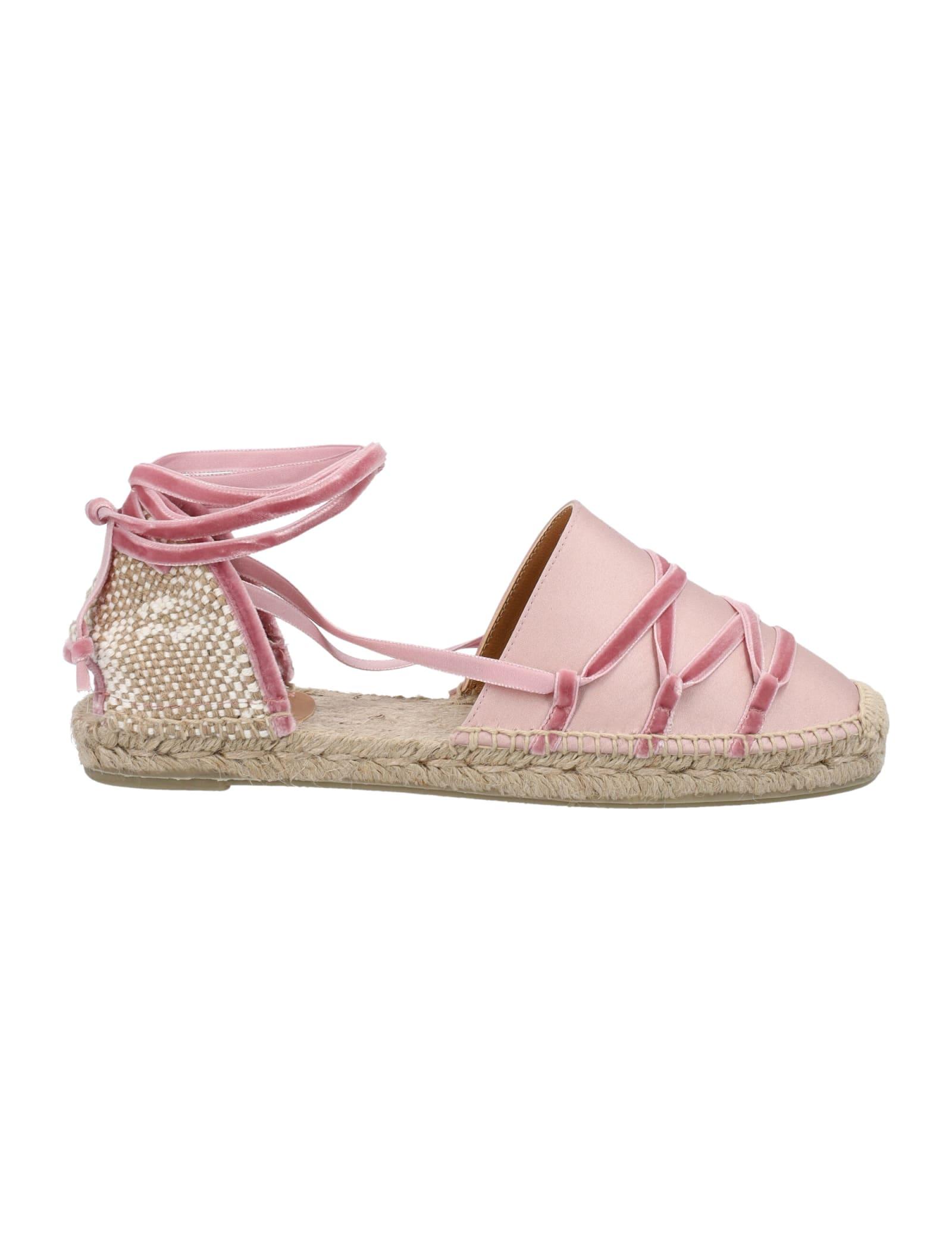 Castañer Klota Flat Espadrilles in Pink | Lyst