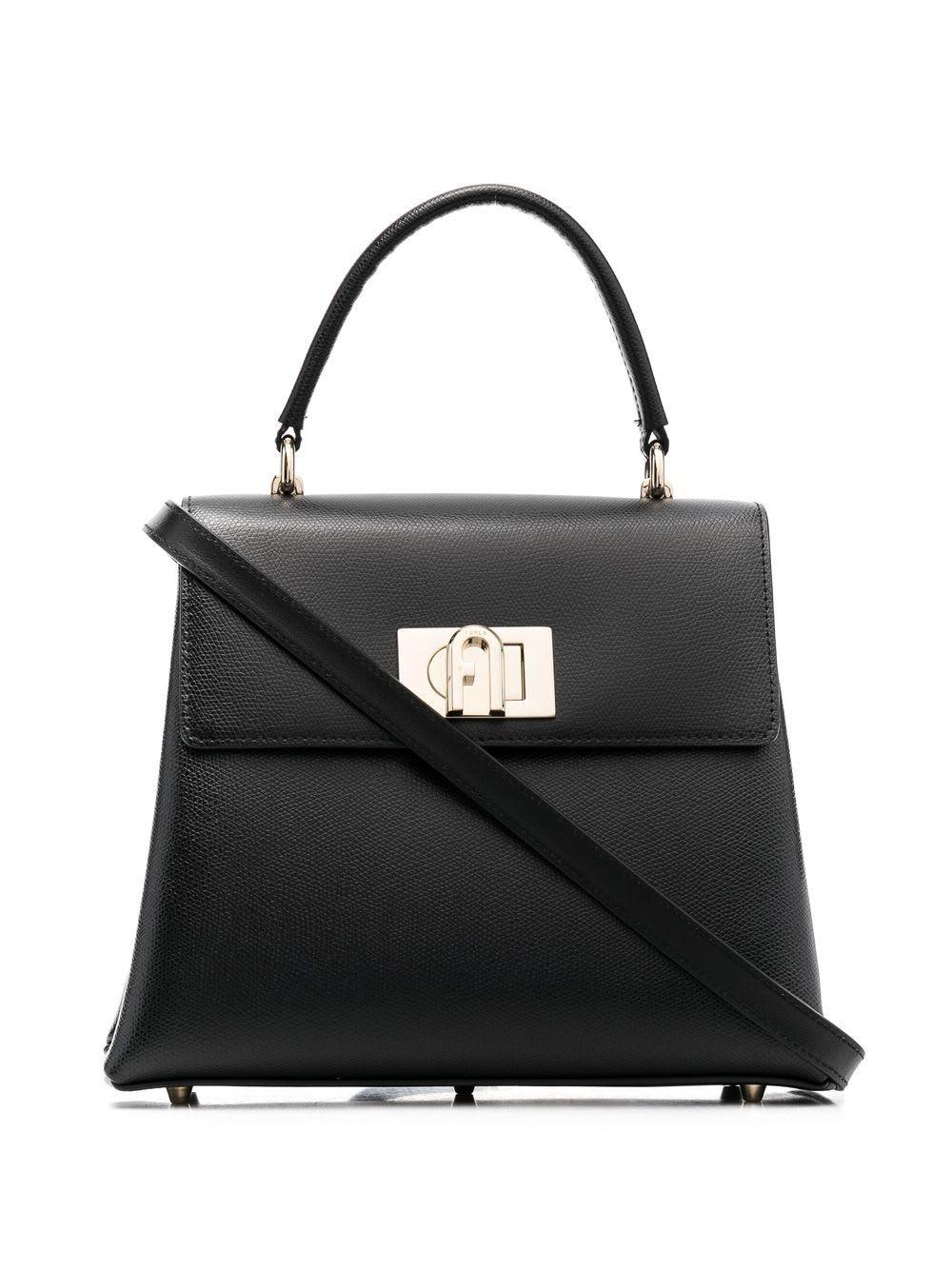 Furla 1927 S Top Handle Bags in Black | Lyst