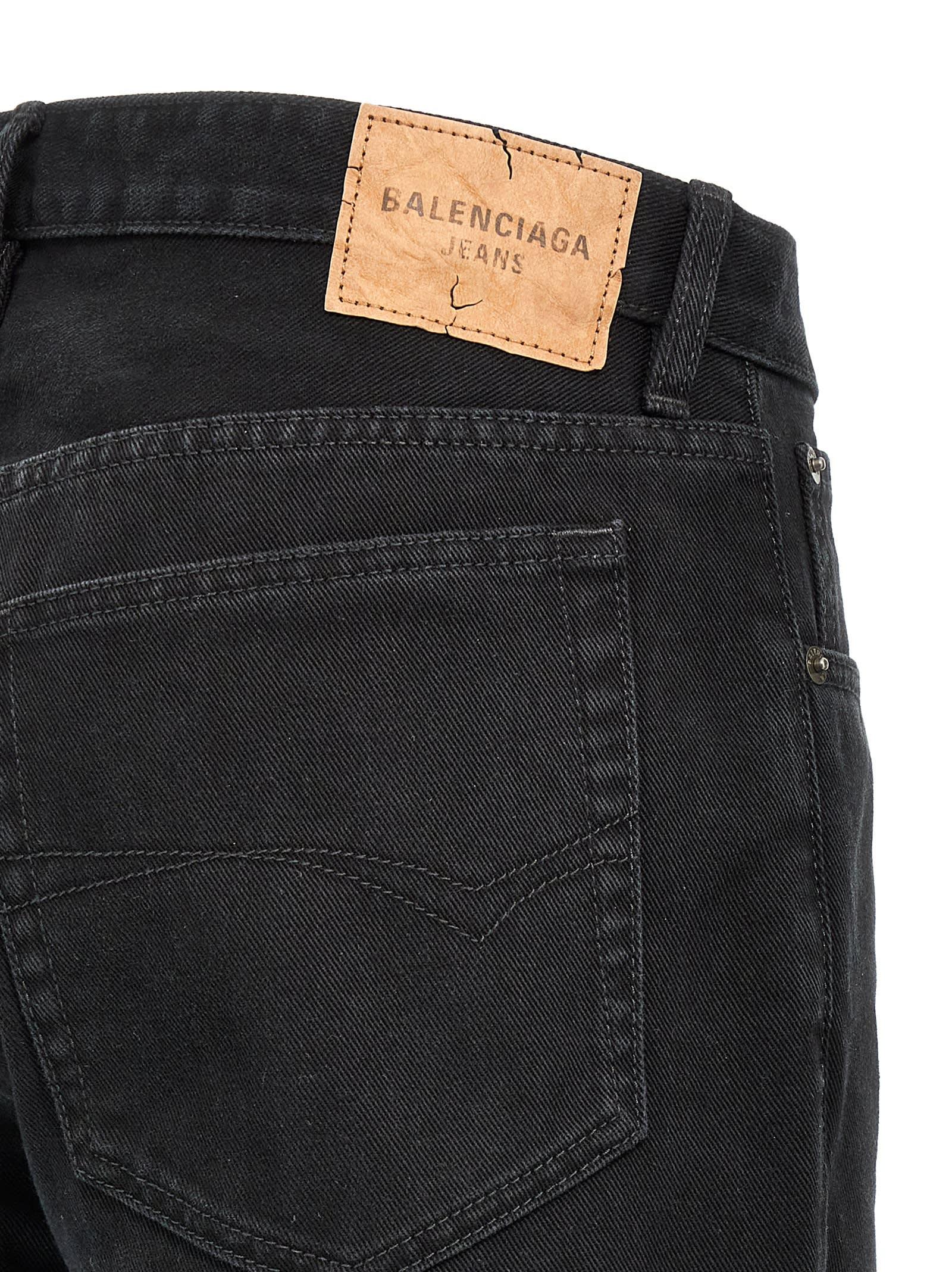 デニム・ジーパン BALENCIAGA 'Taglio Dritto' jeans BALENCIAGA Straight Pants 22FW Oversized Denim Baggy Jeans L
