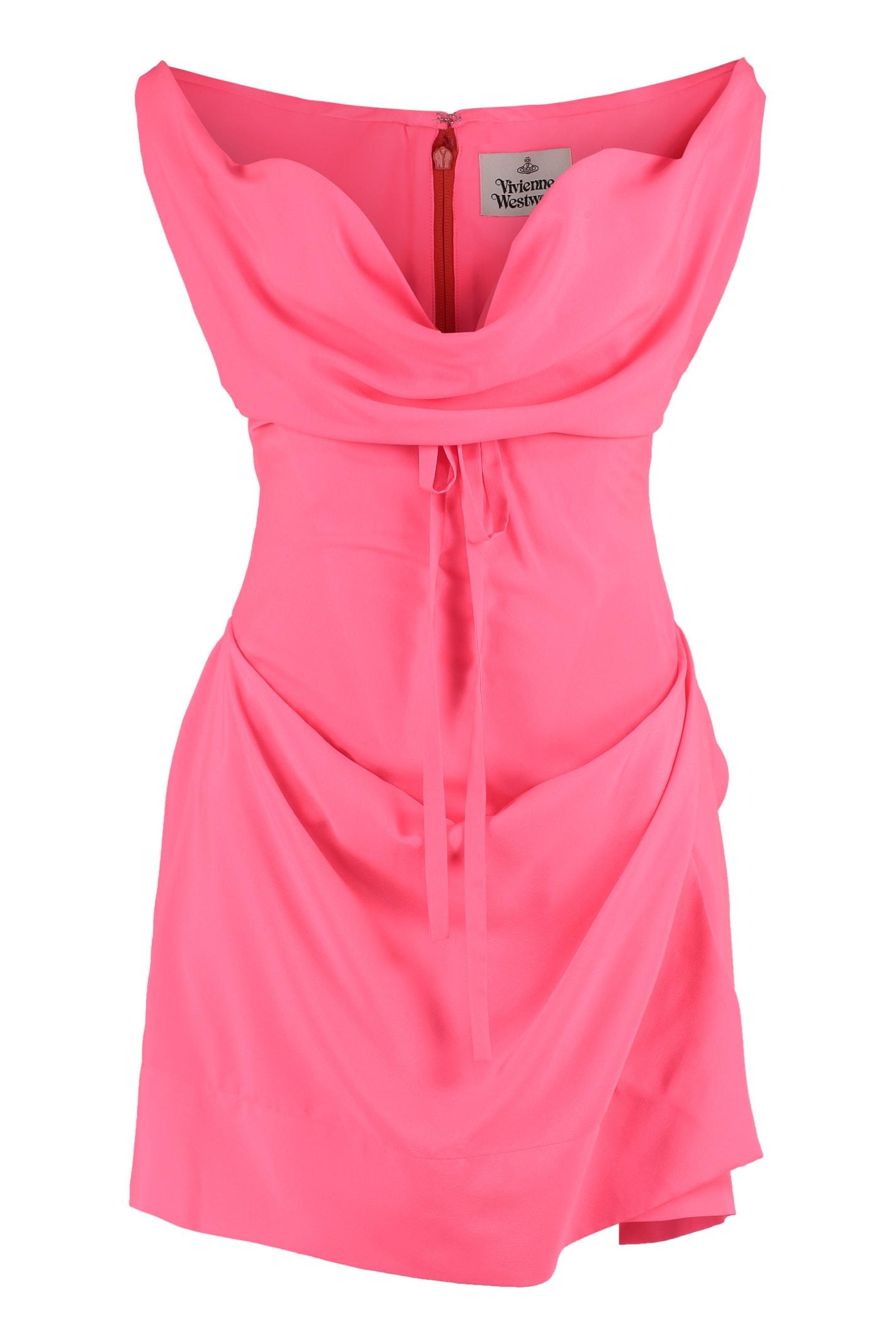 Vivienne Westwood Iwona Corset Dress in Pink | Lyst