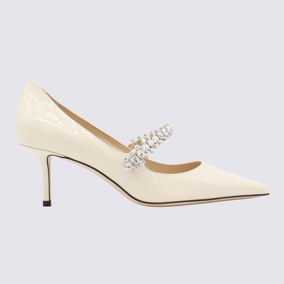 Jimmy Choo Cream Leather Bing Pumps in White | Lyst