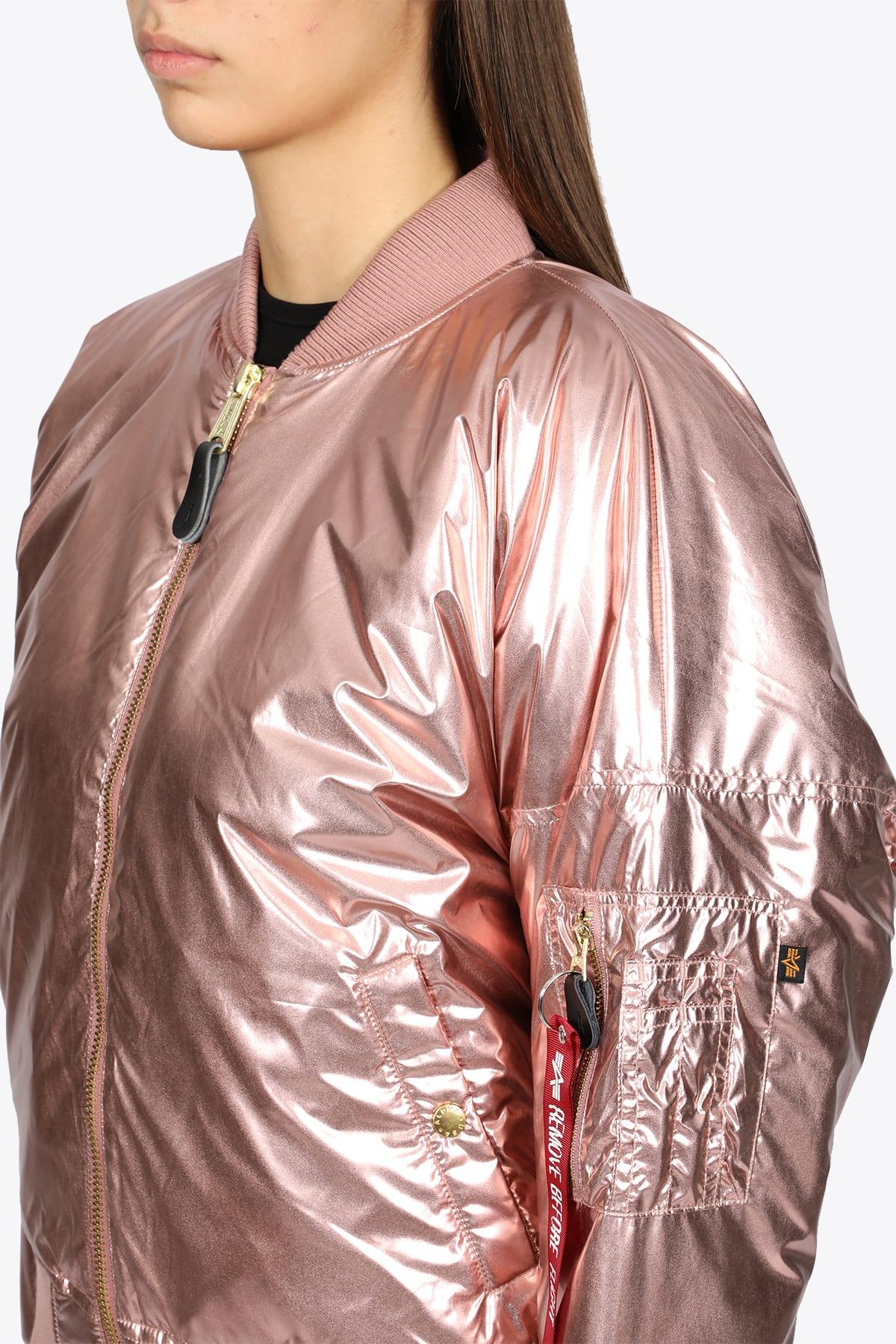 pink nylon jacket