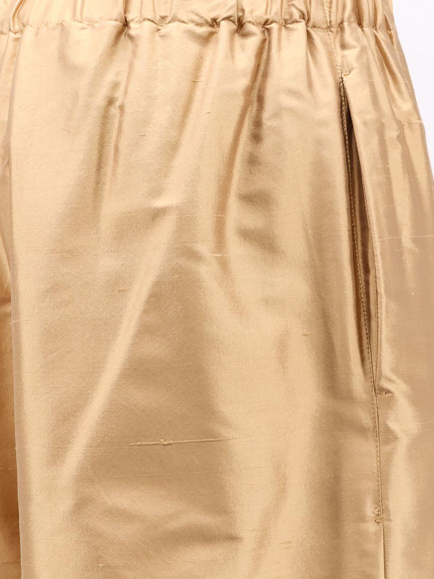 パンツ MAX MARA Avio shantung trousers Bronzo Max Mara Avio Shantung Trousers in Natural | Lyst