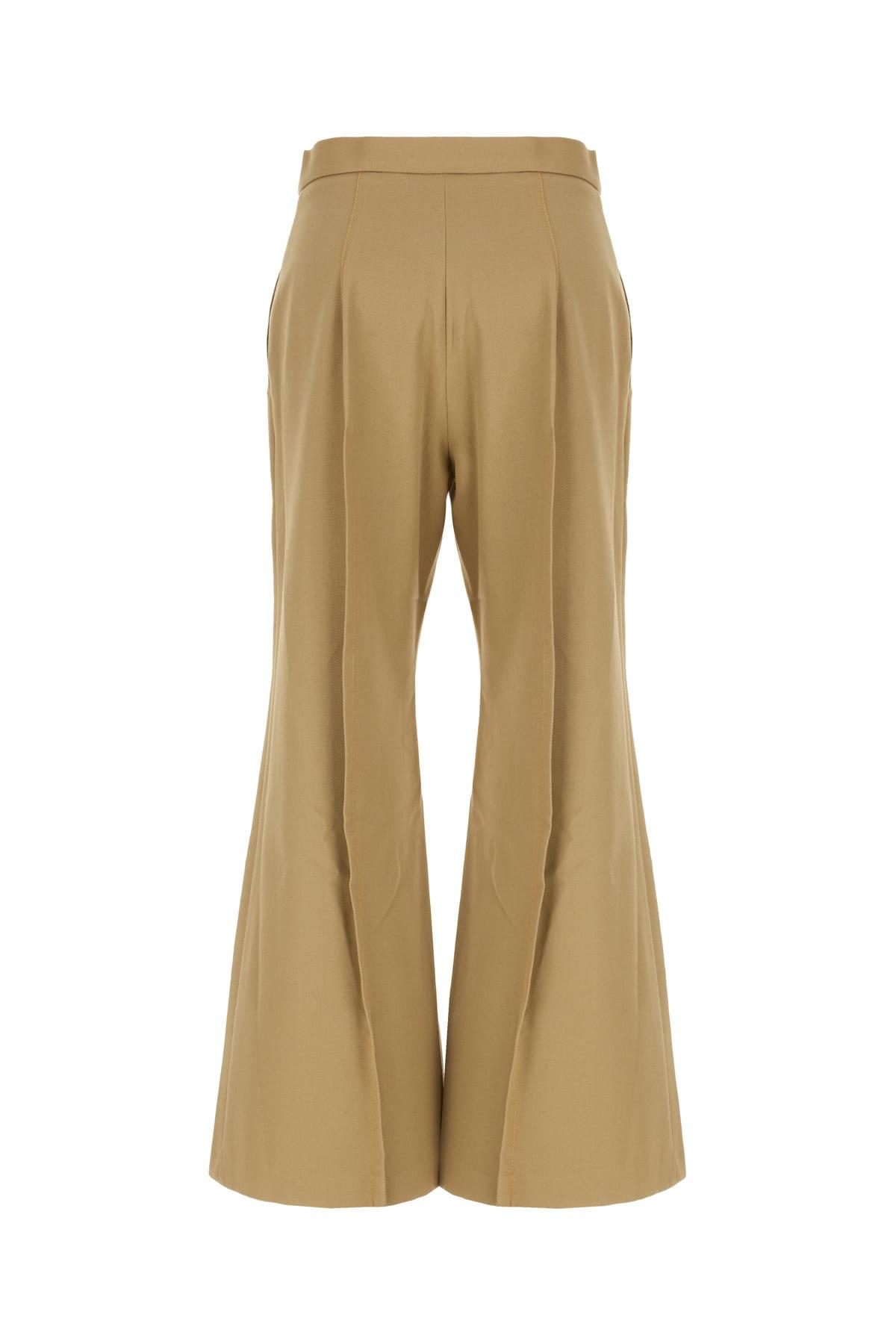 パンツ VIVIENNE WESTWOOD LAUREN COTTON WIDE-LEG PANTS Vivienne Westwood Lauren high-waist wide-leg Trousers