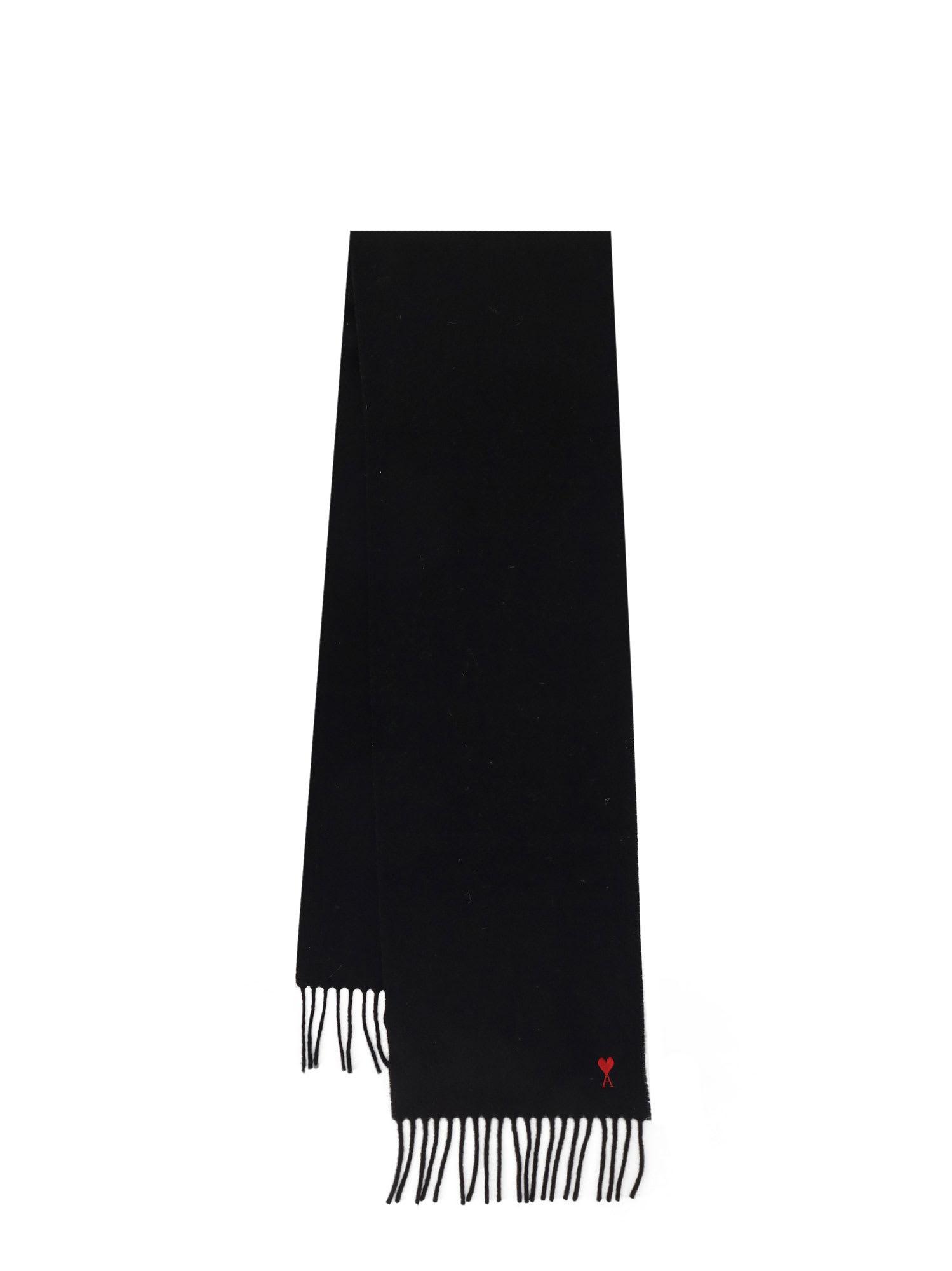 AMI PARIS/関税送料込み Aleksandro Mathieuws label muffler AMI Alexandre Mattiussi ami paris アミパリス マフラー ADC