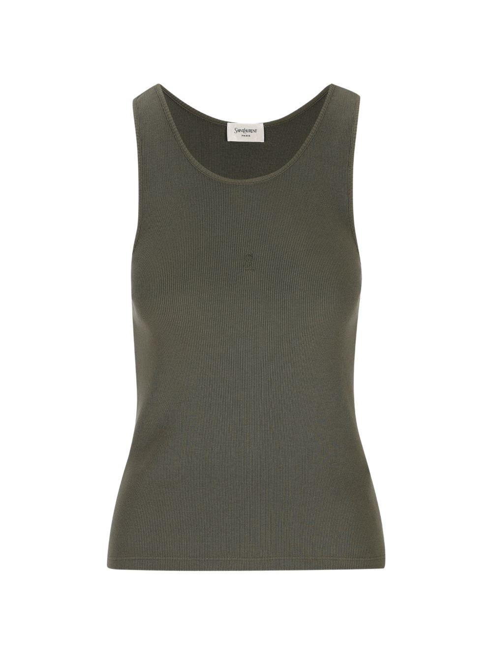 Women's Saint Laurent Sleeveless and tank tops | Lyst